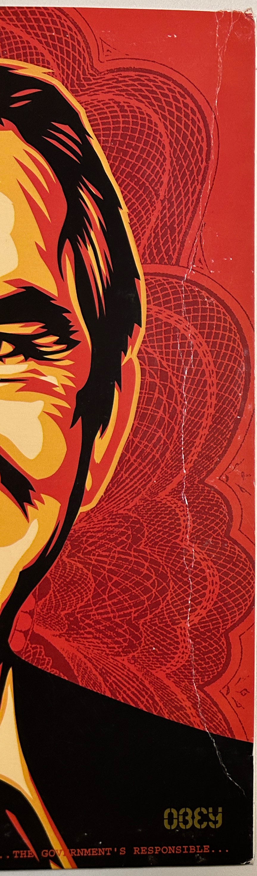 Shepard Fairey Z Trip Shock and Awe Vinyl Record - Limited Edition Street Art Music Collectible for Home Decor & Music Enthusiasts