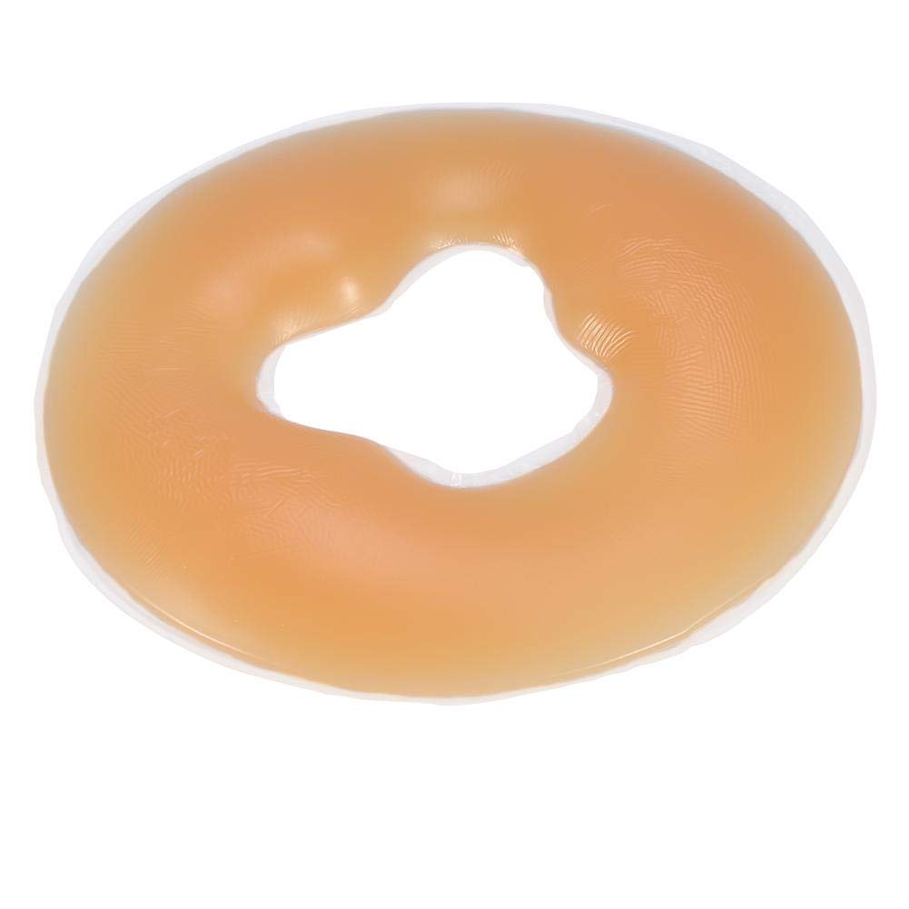 Spa Massage Silicone Face Pillow - Ergonomic Beauty Bed Pillow for Facial & Body Massage, Comfortable Lying Support - Beige | Perfect for Spa, Salon, Home Relaxation & Professional Massage Therapy