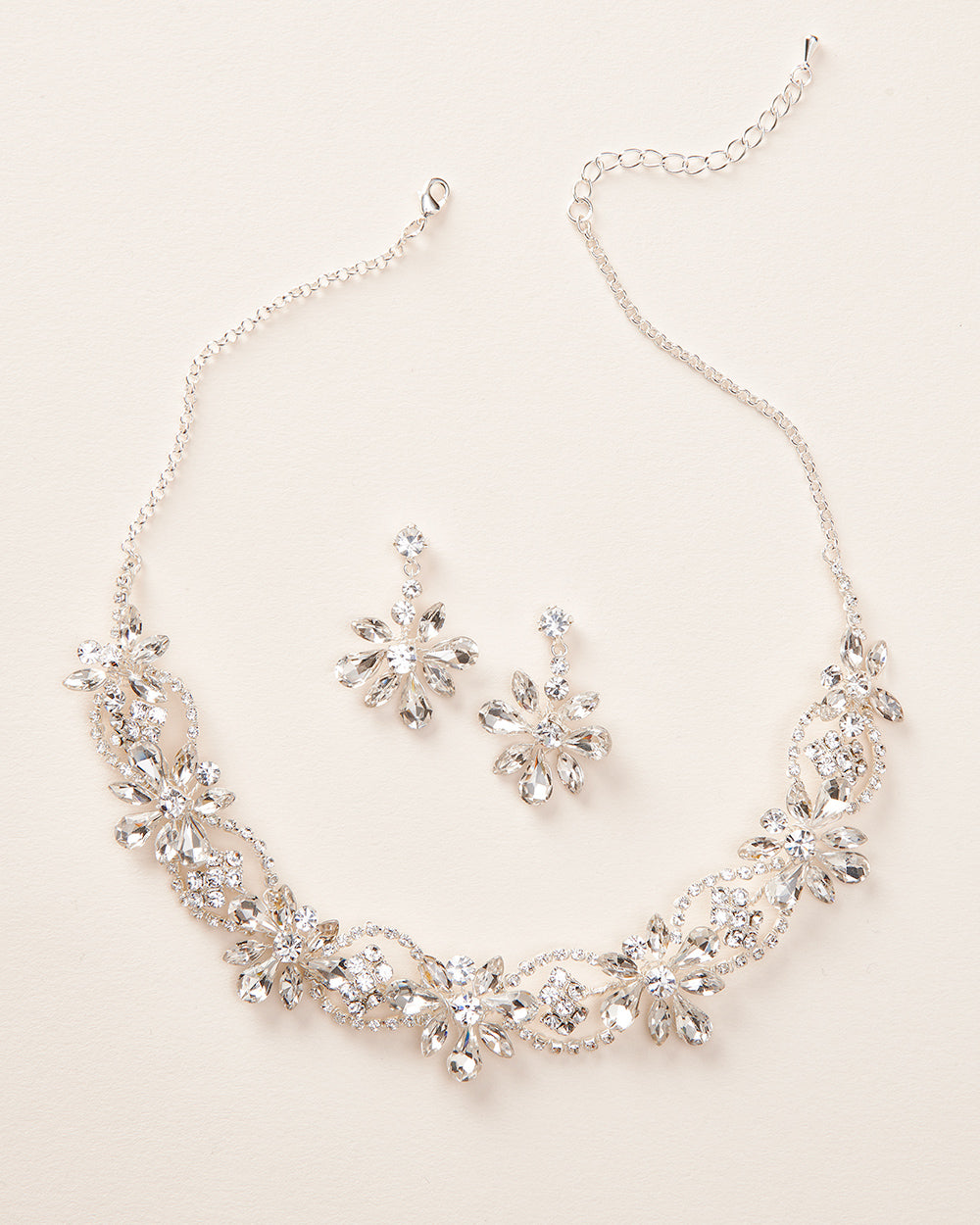 Charlize Sterling Silver Jewelry Set for Women - Elegant Necklace & Earrings Gift Set | Perfect for Weddings, Parties & Everyday Wear