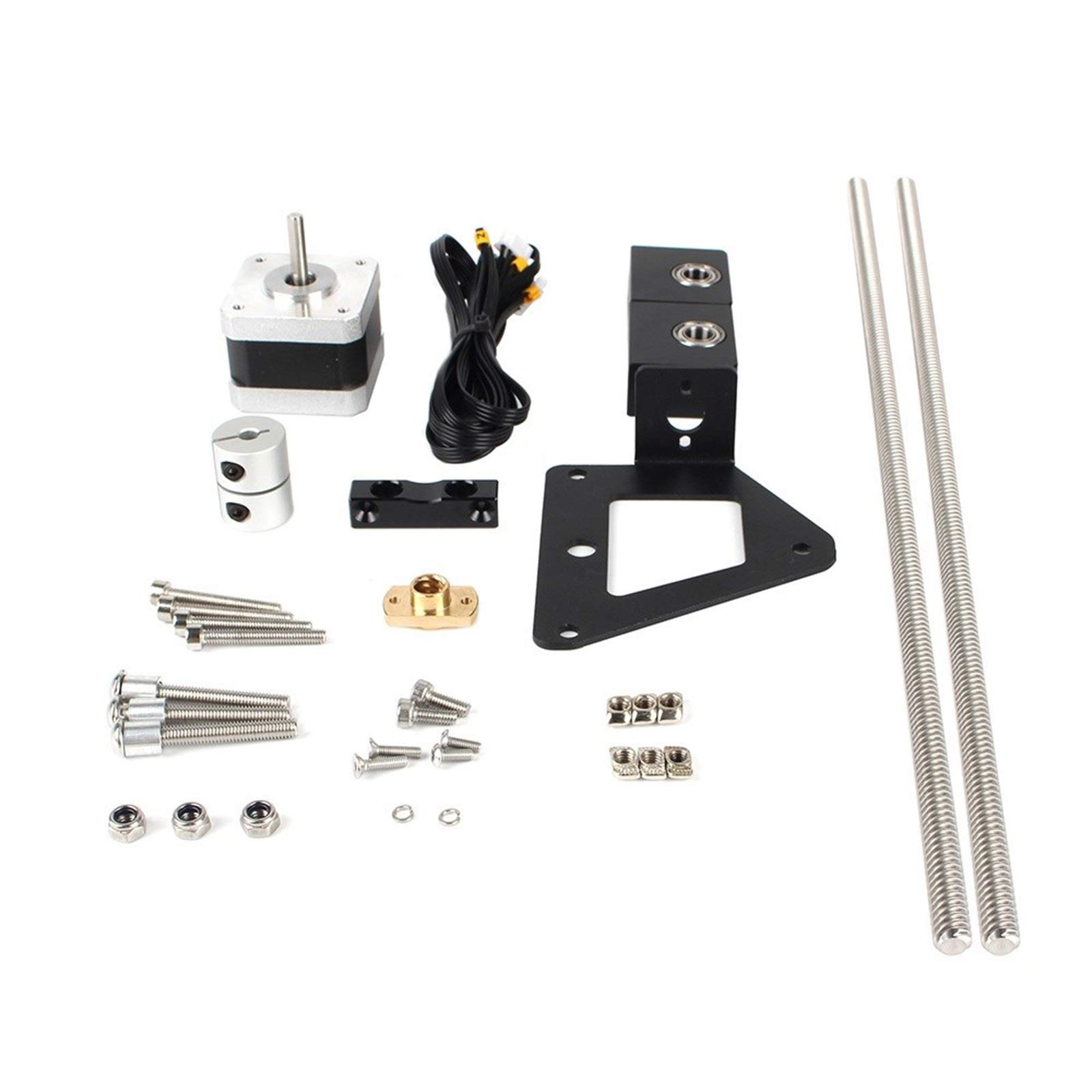 Ender-3 Pro Dual Z Axis Upgrade Kit - High Precision Aluminum Lead Screw for 3D Printer Parts | Enhanced Stability & Print Quality | Perfect for DIY 3D Printing Projects & Professional Use