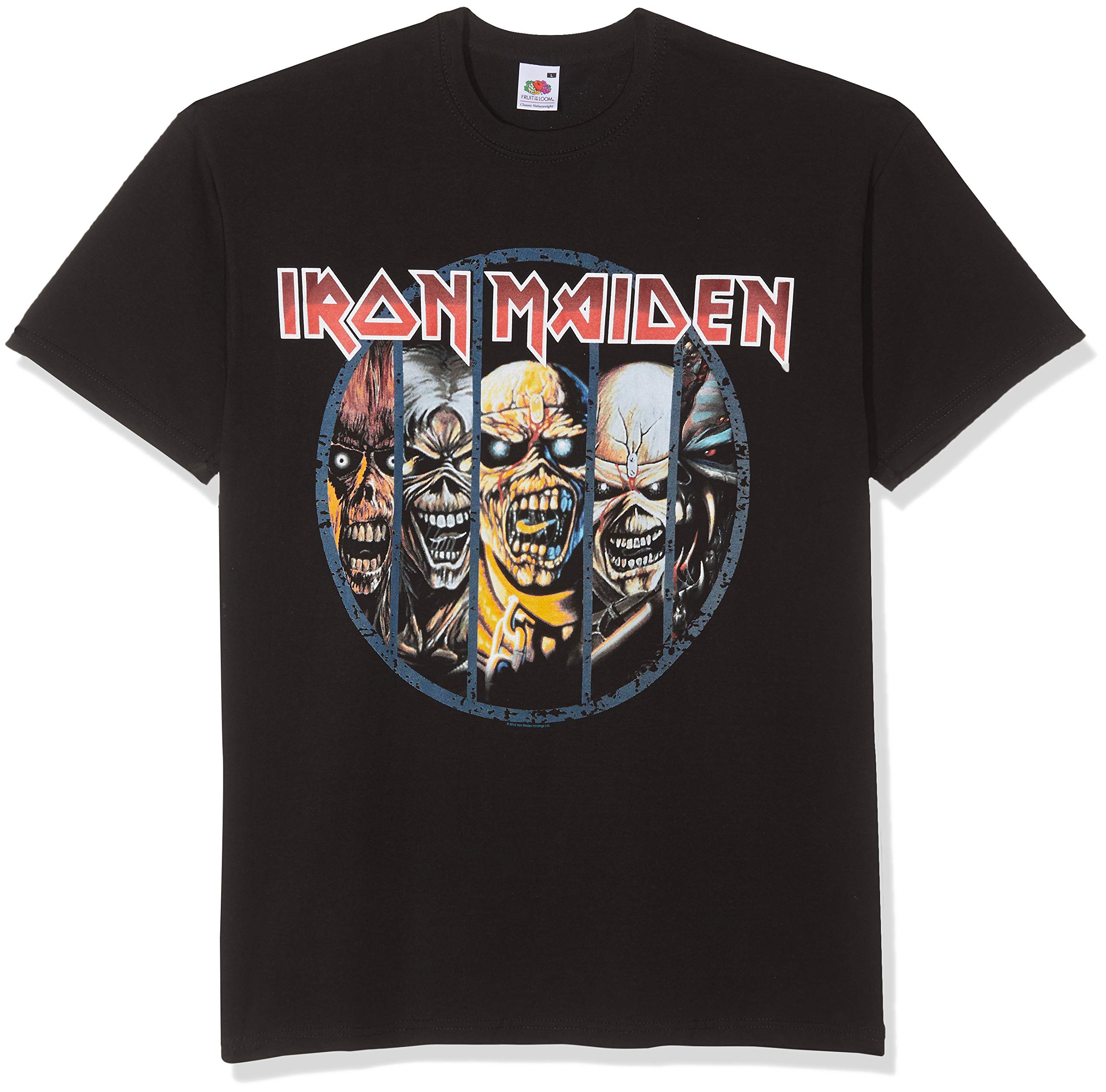 Iron Maiden Eddie Evolution Graphic T-Shirt - Heavy Metal Band Tee for Men - Size XL - Perfect for Concerts, Gifts & Rock Fans