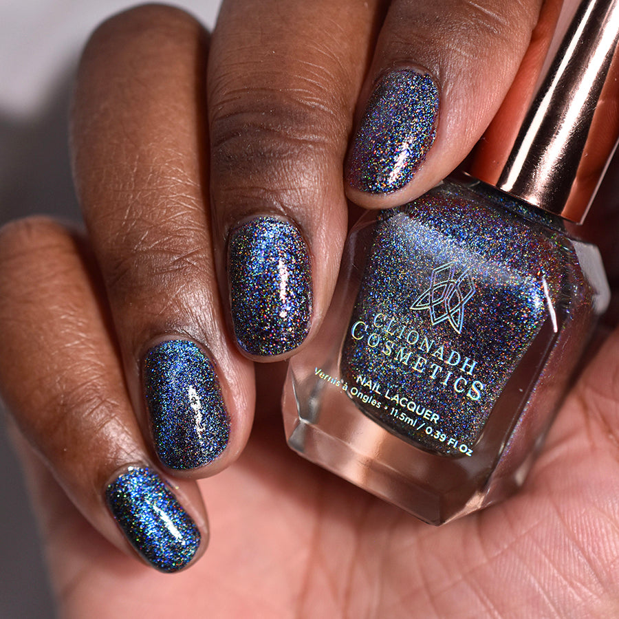 Wormhole Nail Polish - Long Lasting Galaxy Nail Lacquer with Glitter - Perfect for Parties, Cosplay & Special Occasions