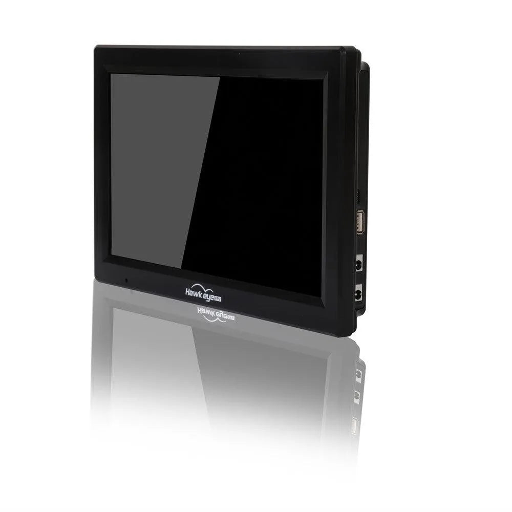 Hawkeye Little Pilot Captain 10 Inch IPS FPV Monitor with 1280x720 HD Resolution, 1000lux Brightness, 5.8G 48CH Diversity DVR for RC FPV Racing – Perfect for Drone Racing, Aerial Photography, and FPV Flying