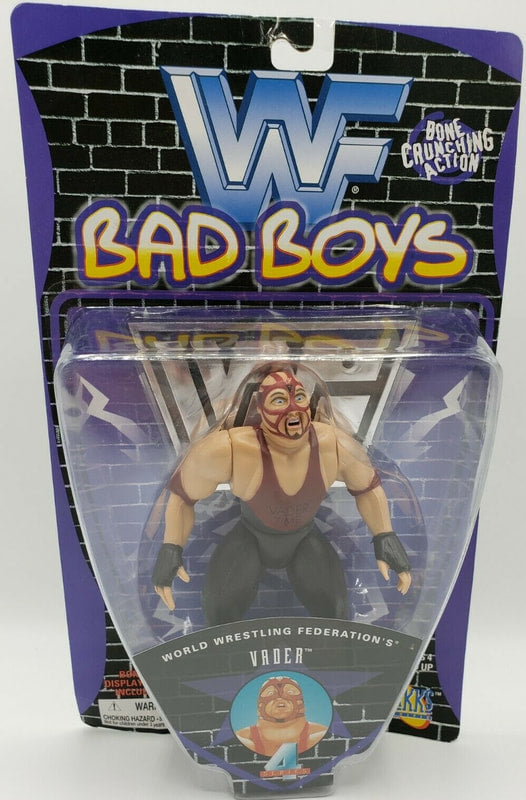 1997 WWF Jakks Pacific Superstars Series 4 Bad Boys Vader Wrestling Action Figure - Collectible Toy for WWF Fans & Wrestling Memorabilia Enthusiasts