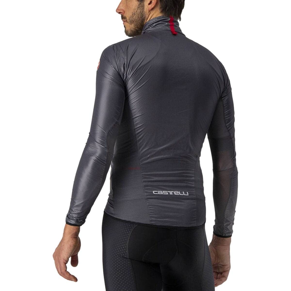CASTELLI Men's Air Shell Jacket - Lightweight Cycling Windbreaker for Road Biking & Outdoor Sports - Perfect for Cool Weather Rides & Commuting