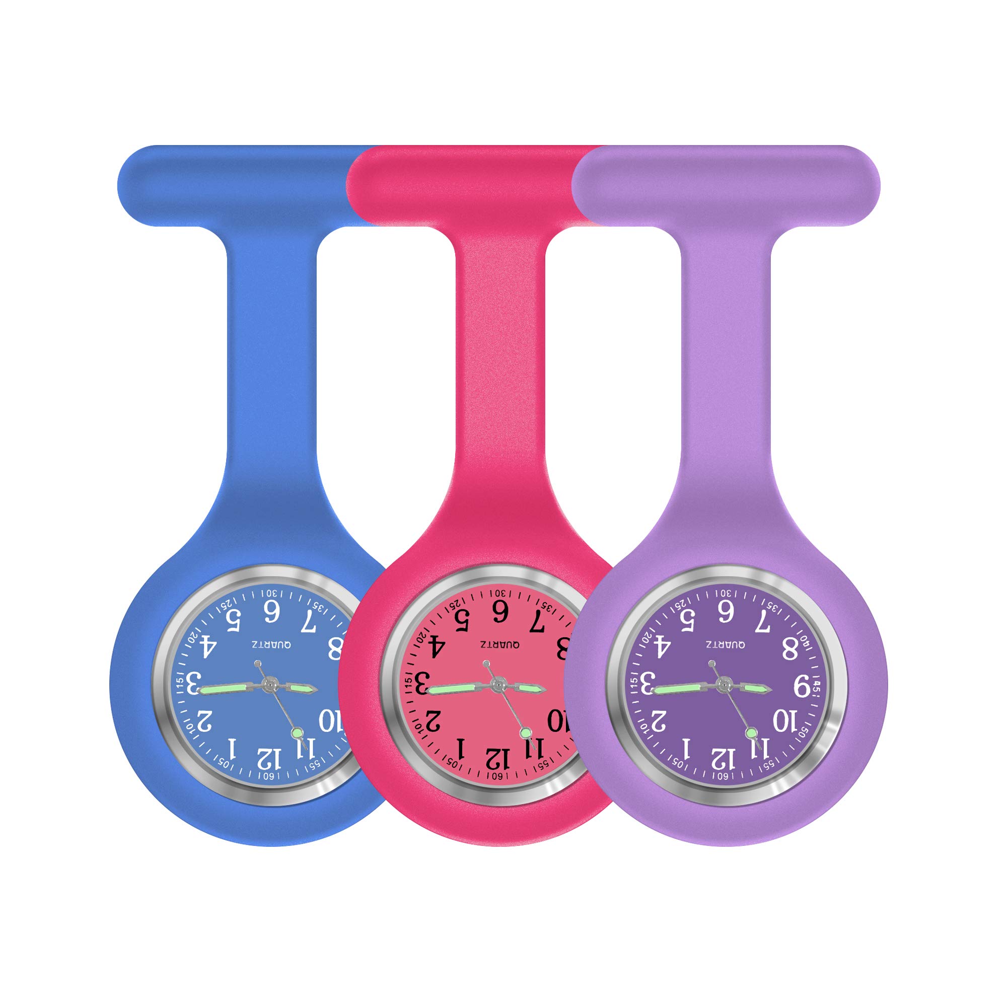Nurse Fob Watch with Second Hand - Clip on Nursing Watch for Medical Professionals | Ideal for Nurses, Doctors & Healthcare Workers