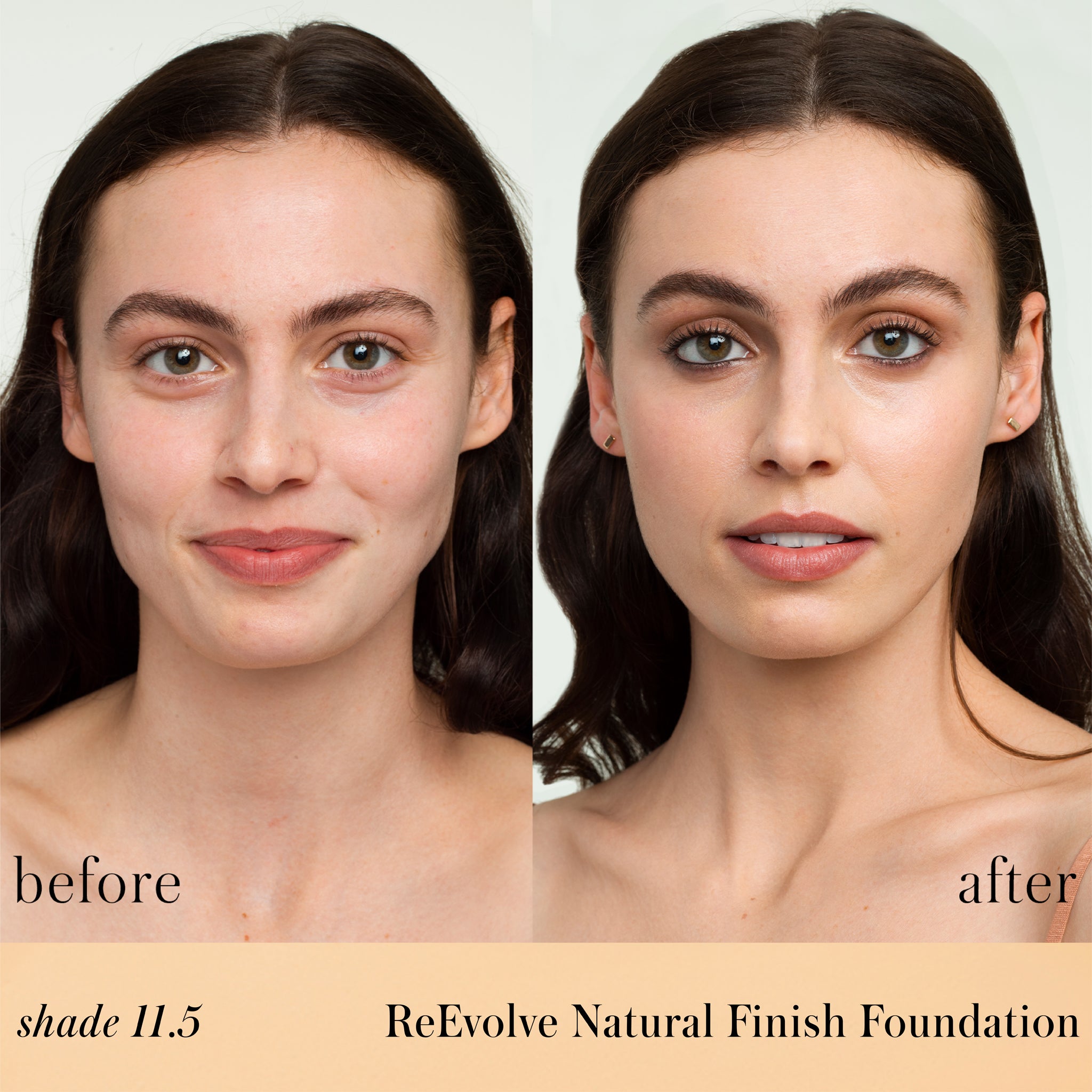 ReEvolve Natural Finish Foundation Refill - Vegan, Cruelty-Free Makeup for Flawless Coverage | Perfect for Everyday Wear & Special Occasions