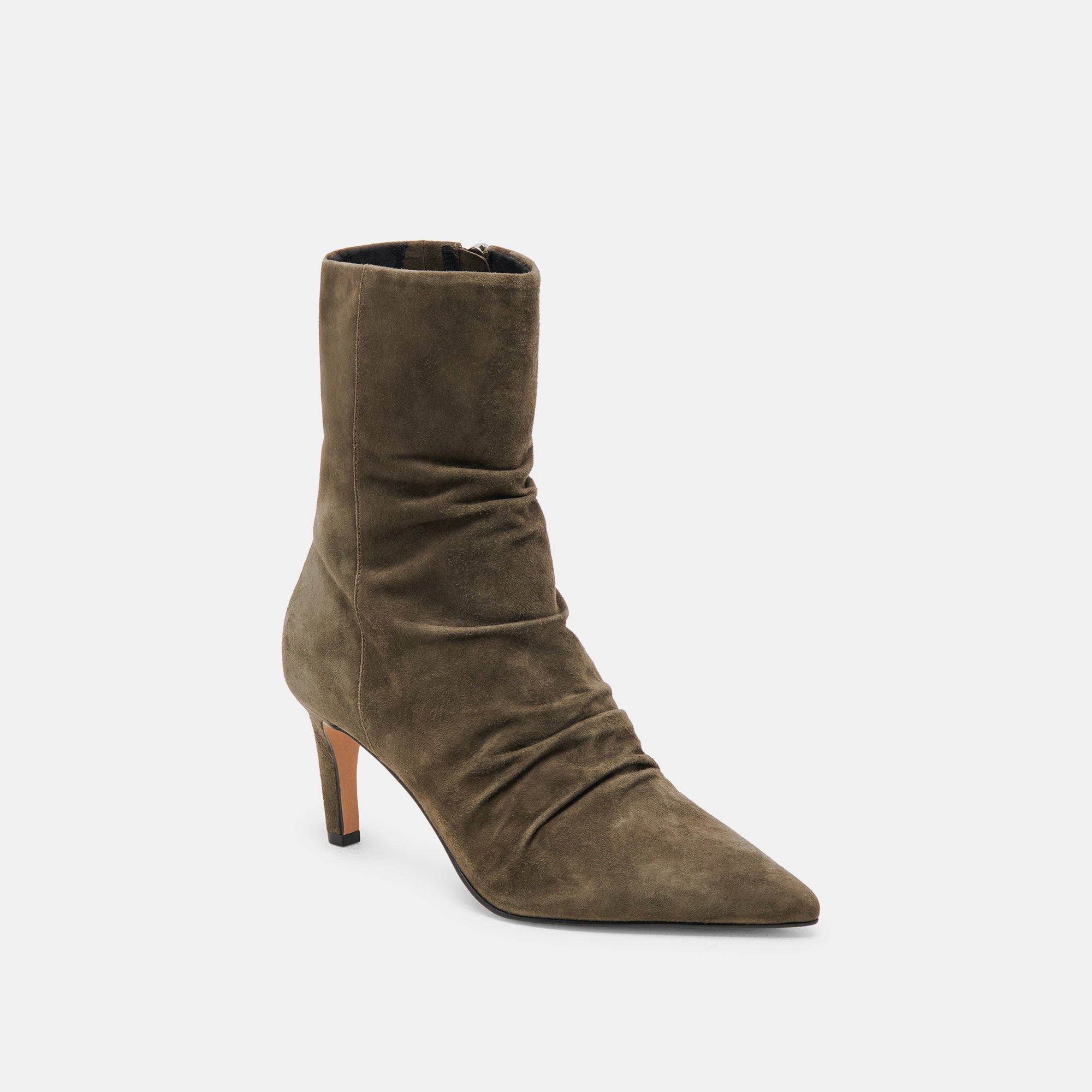 FERNLY Wide Calf Boots for Women - Army Suede Mid-Calf Boots with Comfortable Fit | Perfect for Fall, Winter & Casual Outfits