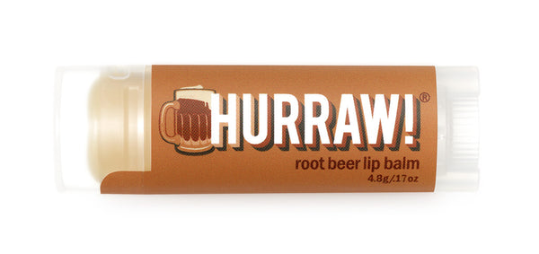 Organic Root Beer Flavored Lip Balm by Hurraw! – Moisturizing & Vegan – Perfect for Dry Lips, Outdoor Activities & Daily Hydration