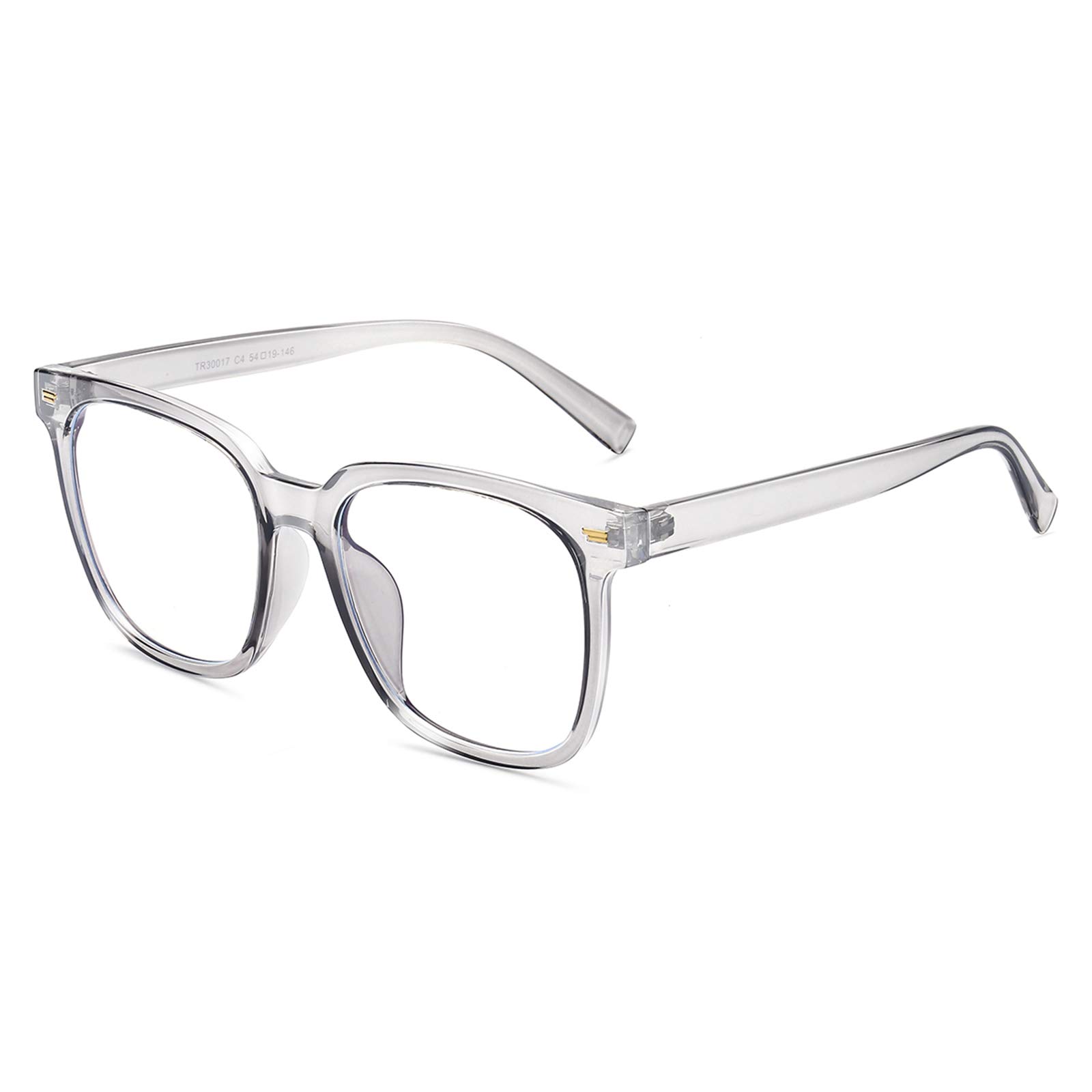 PANNER Oversized Square Blue Light Blocking Glasses for Women & Men - Anti Glare Computer Glasses to Reduce Eye Strain | Perfect for Gaming, Office Work & Screen Time