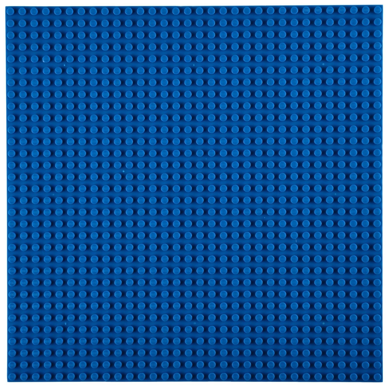 Strictly Briks Large 10x10 Inch Blue Baseplate - 100% Lego Compatible Stackable Building Plate for Tables, Mats & Creative Play | Perfect for Kids' Rooms, Classrooms & DIY Projects