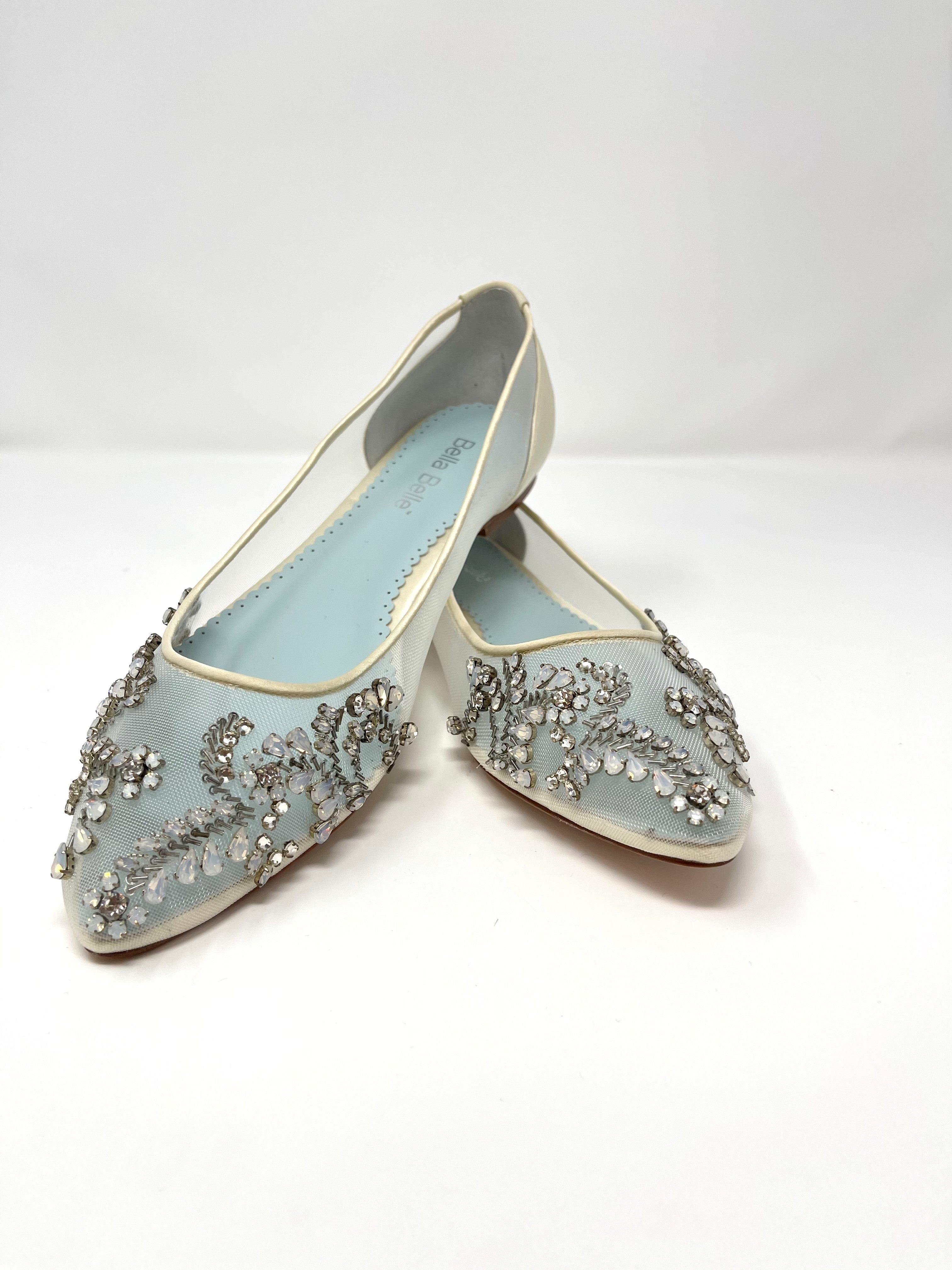 Bella Belle Willow Women's Wedding Shoes Size 8.5 - Elegant Bridal Heels for Weddings, Prom & Special Occasions