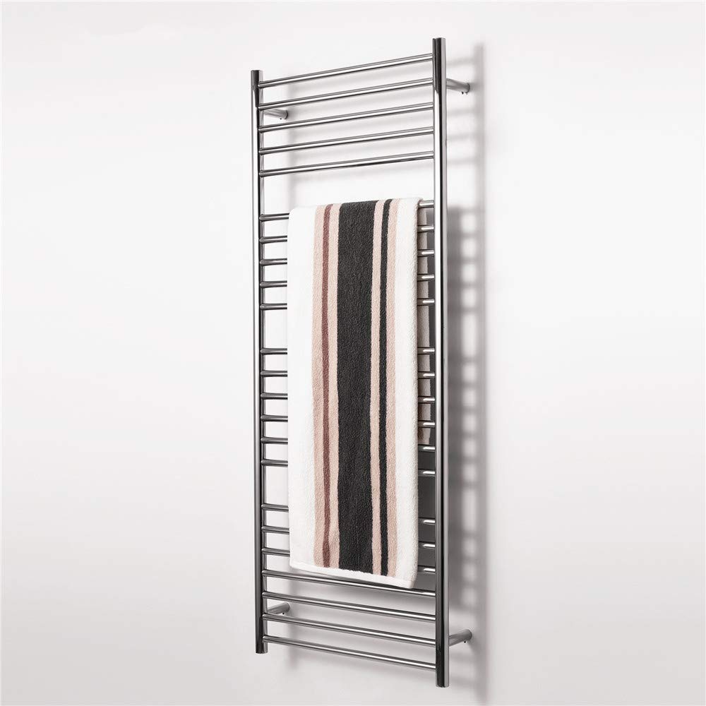 APUM Electric Towel Warmer - Stainless Steel Wall Mounted Heated Towel Rack | IP56 Waterproof & Energy Efficient Bathroom Accessory with Concealed Wiring | Perfect for Spa, Luxury Bathrooms & Hotels