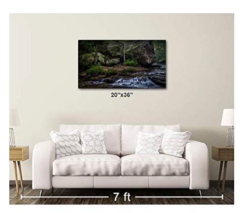 Tim Vogelaar Fine Art Photography - Boulders and Creek Landscape Canvas Print for Home & Office Wall Decor