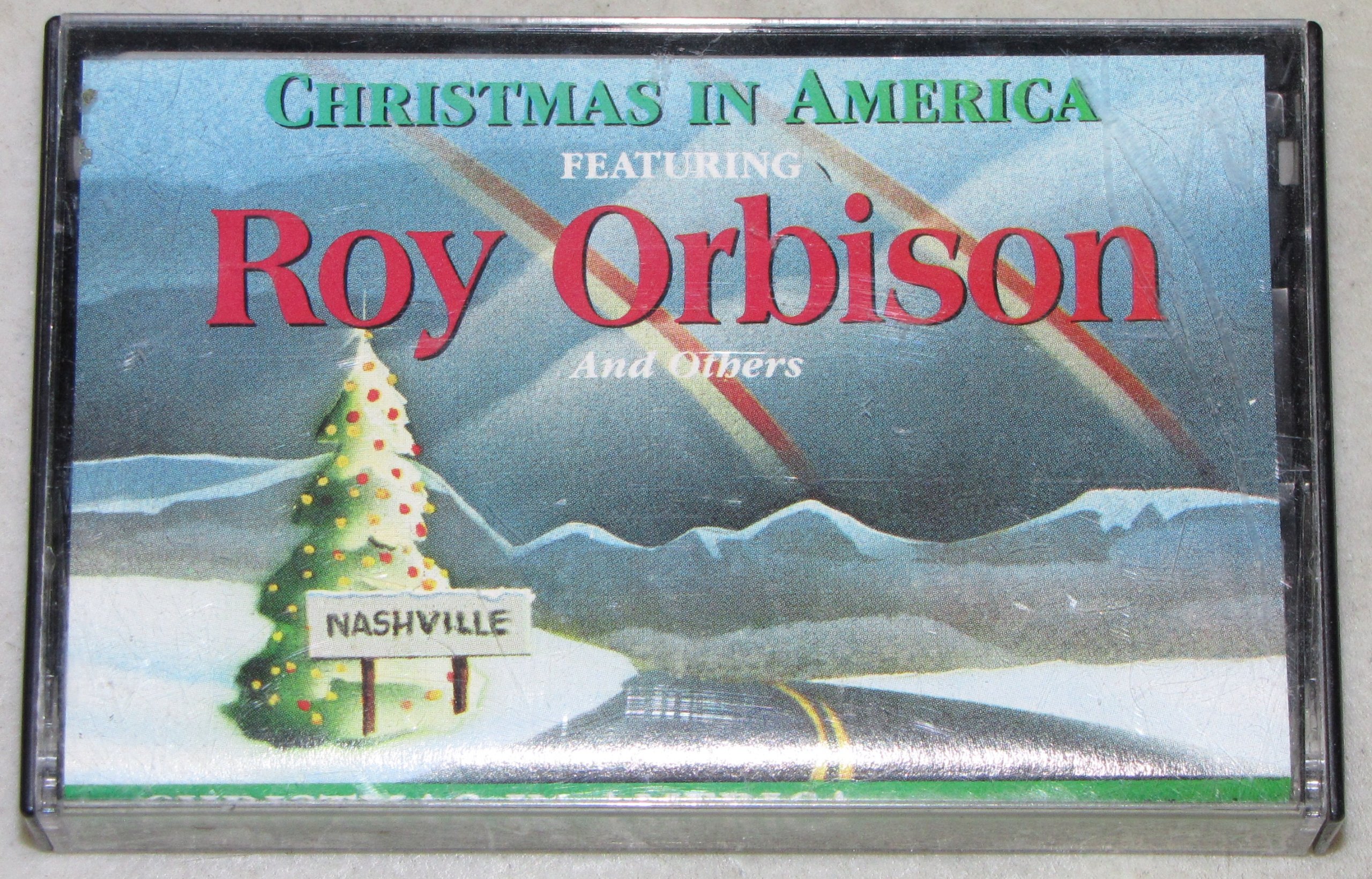 Christmas in America Featuring Roy Orbison & More - Vintage Holiday Music Audio Cassette Tape - Perfect for Festive Gatherings & Nostalgic Gift Giving