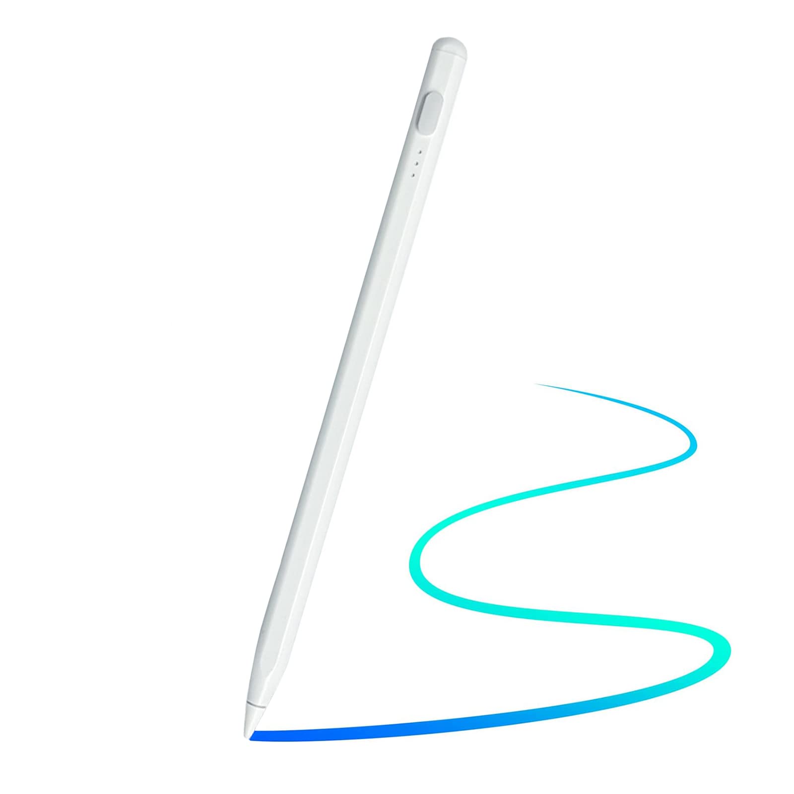 Premium Stylus Pen for iPad, iPad Pro, Air & Mini | Active Touch Screen Pencil Compatible with Samsung Tablets & Smartphones | Perfect for Digital Art, Note-Taking & Presentations (White)