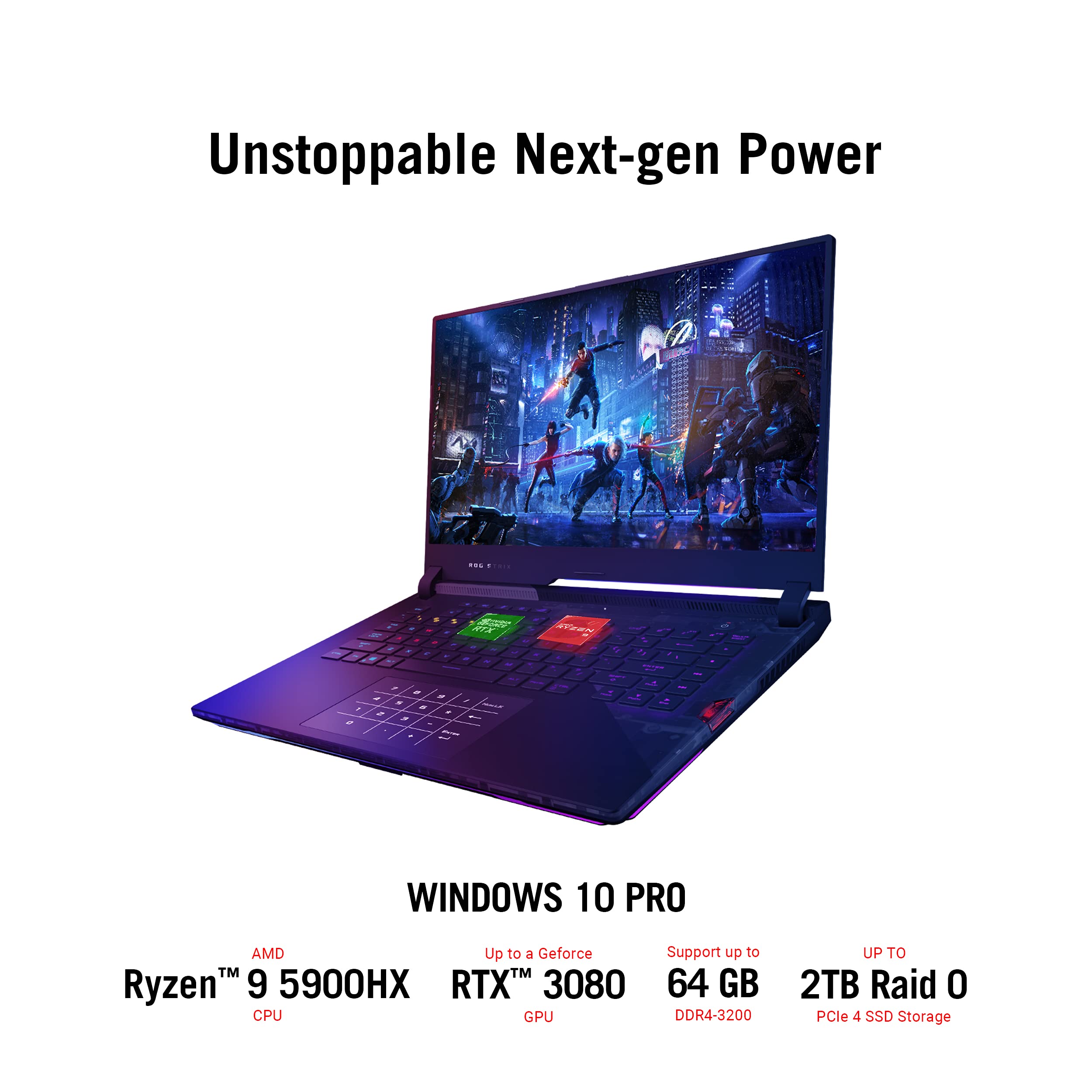 ASUS ROG Strix Scar 15 Gaming Laptop - 15.6