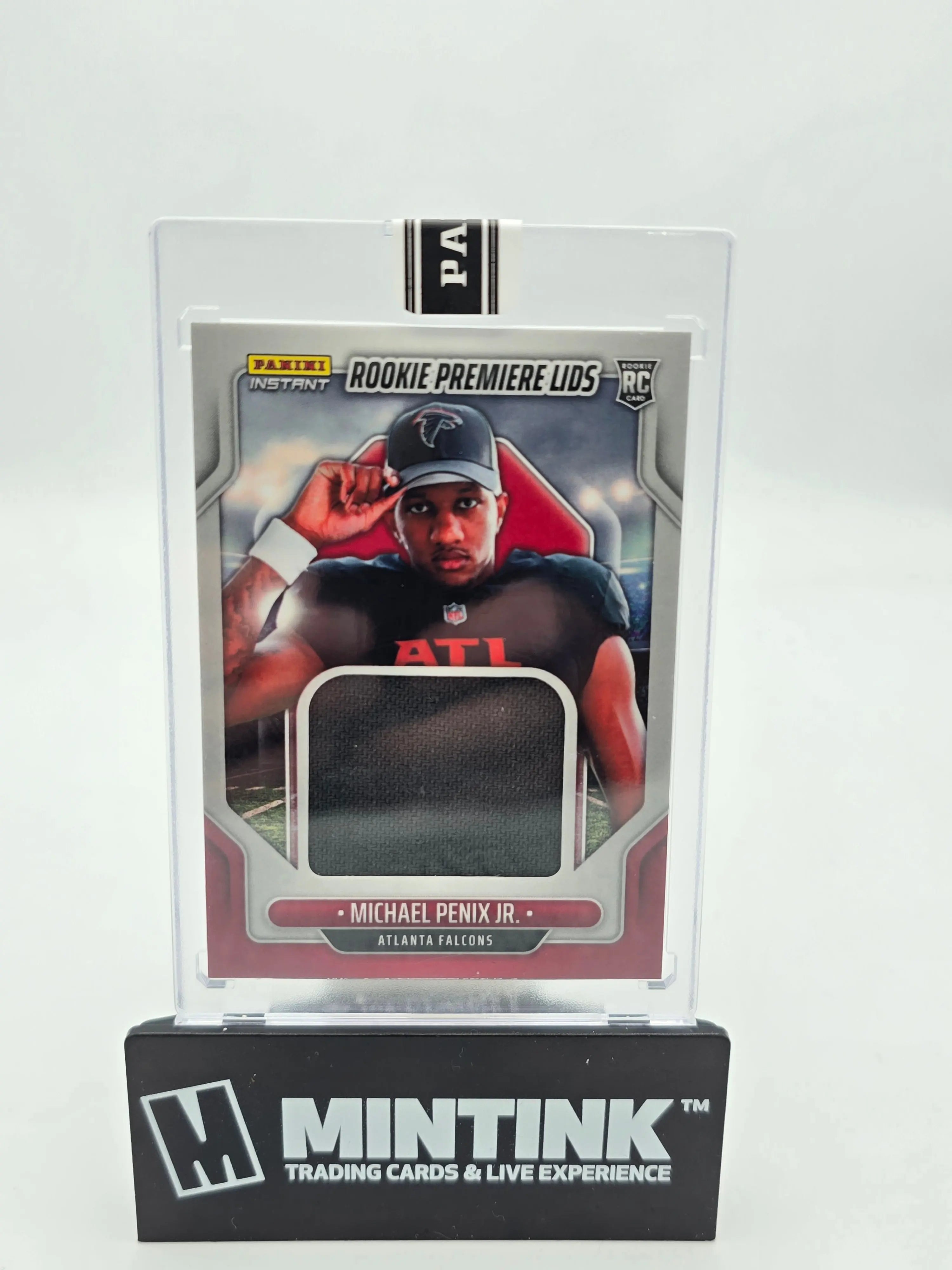 2024 Panini Instant Football Michael Penix Jr. Rookie Card (RC) Premier Lids Relic - Perfect for NFL Collectors and Fantasy Football Fans