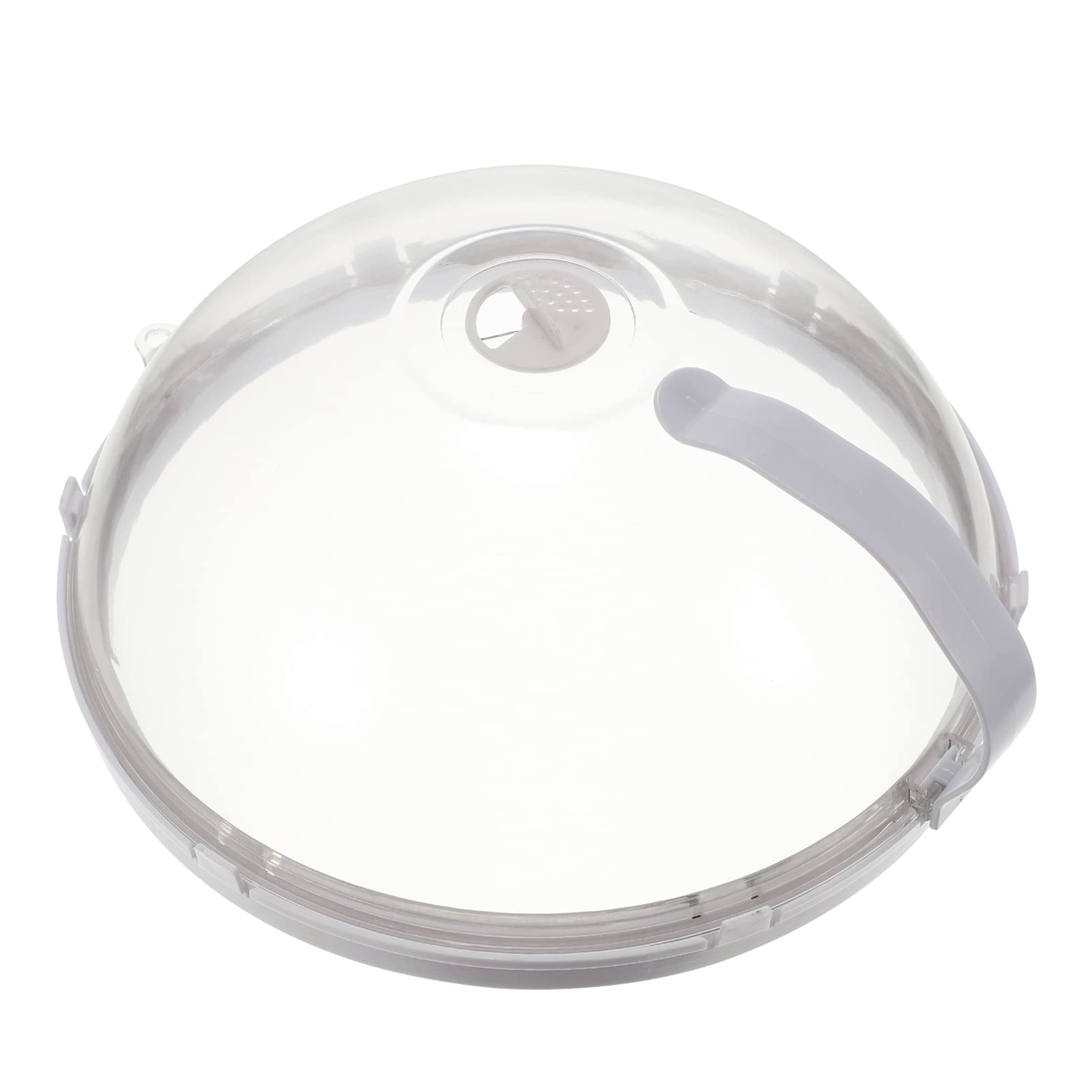 Reusable Microwave Splatter Cover - Oven Safe Food Protection Lid, Anti-Splash Plate Cover for Grilling, Baking & Camping | BPA-Free PP Material, White Serving Plate Accessory (Perfect for Meal Prep, Leftovers & Microwave Cooking)