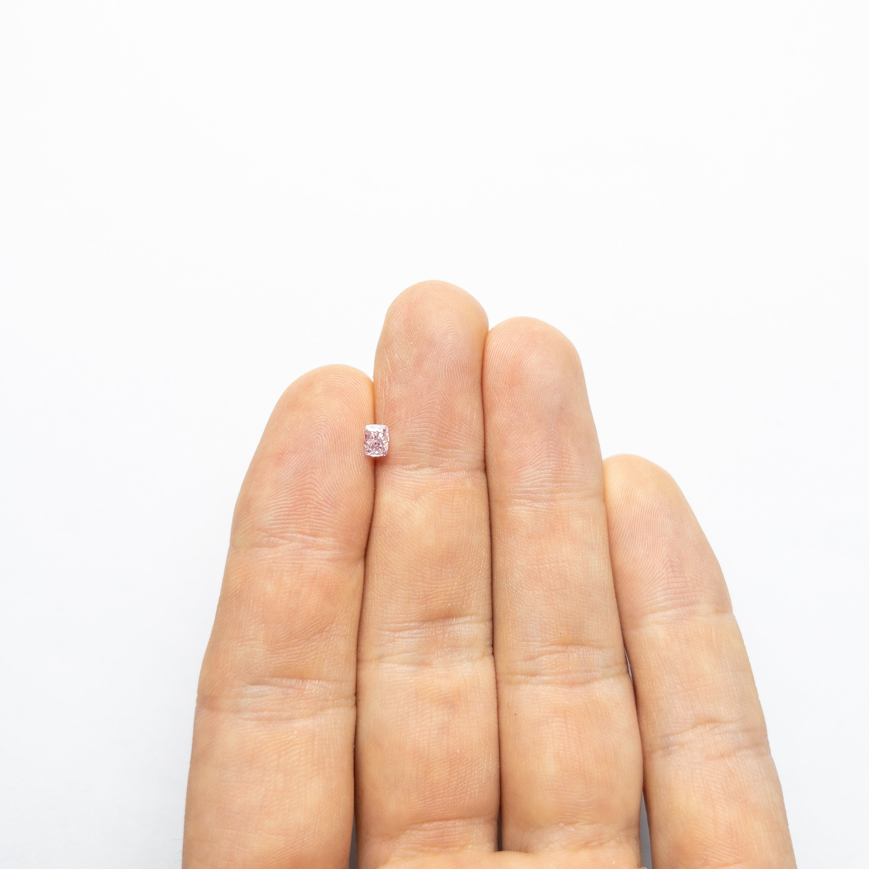 0.30ct GIA Certified Fancy Intense Purple Pink Cushion Cut Diamond (4.43x3.39x2.27mm) - SI2 Clarity | Engagement Ring, Wedding Jewelry & Special Occasion Gift