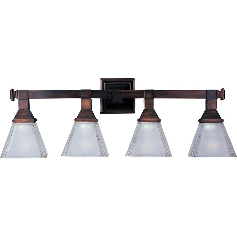 Brentwood 4-Light Transitional Bathroom Vanity Light Fixture - Damp Location Approved for Bathrooms, Powder Rooms & Wet Areas