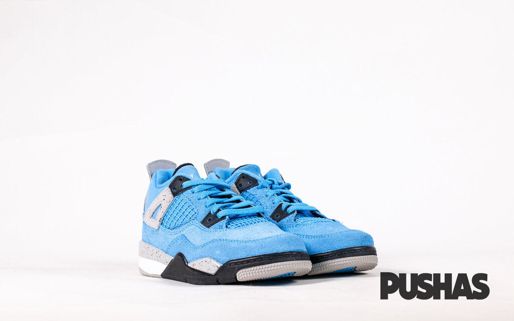 Air Jordan 4 Retro 'UNC' PS (2021) - Men's Basketball Shoes - Authentic UNC Blue Sneakers for Casual Wear & Street Style - Perfect for Sports, Sneaker Collectors & Fashion Enthusiasts