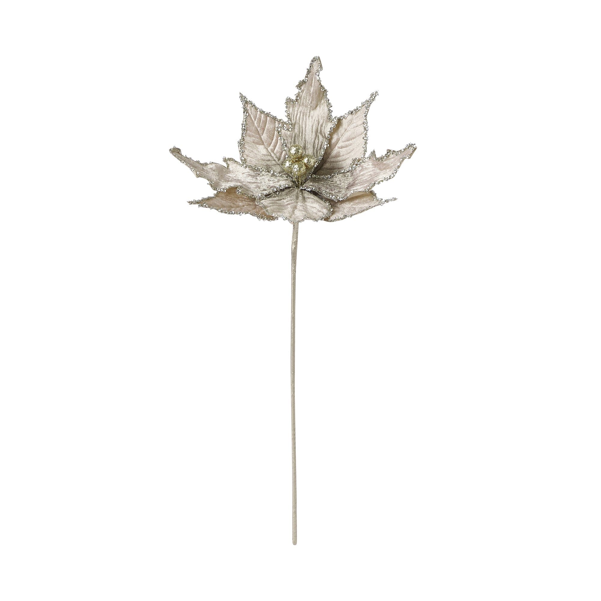 Velvet Flower Ivory Artificial Plants - Realistic Faux Floral Decor for Home, Office, Wedding & Event Centerpieces