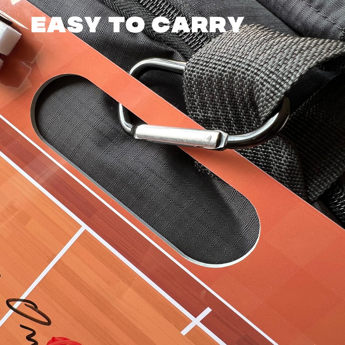 1NMORE Basketball Dry Erase Clipboard - Double Sided Coaching Board with Markers for Basketball Practice
