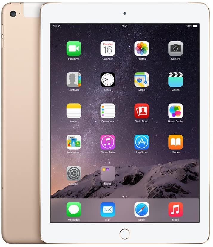 Apple iPad Air 2 9.7-inch 16GB WiFi Tablet - Gold (Latest Model) | Perfect for Work, Study & Entertainment