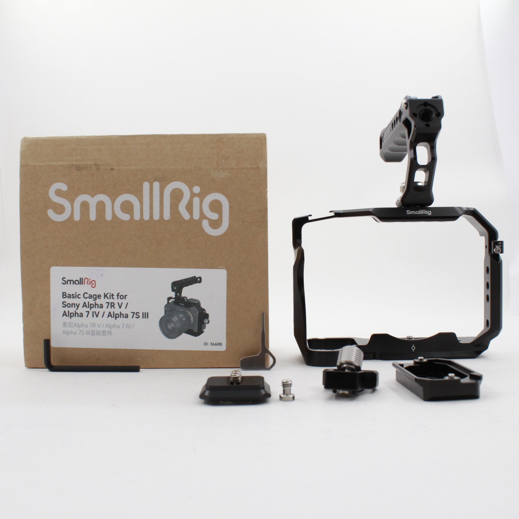 Used SmallRig Basic Cage Kit for Sony Alpha 7R V, A7 IV & A7S III - Perfect for Vlogging, Photography & Film Making