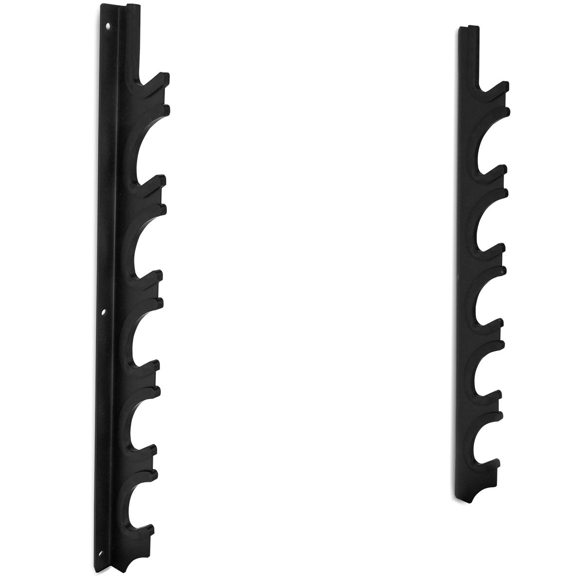 CORTEX 6-Tier Wall Mounted Barbell Rack - Heavy Duty Gun Rack Style Storage for Dumbbells & Weight Plates - Perfect for Home Gym & Garage Organization