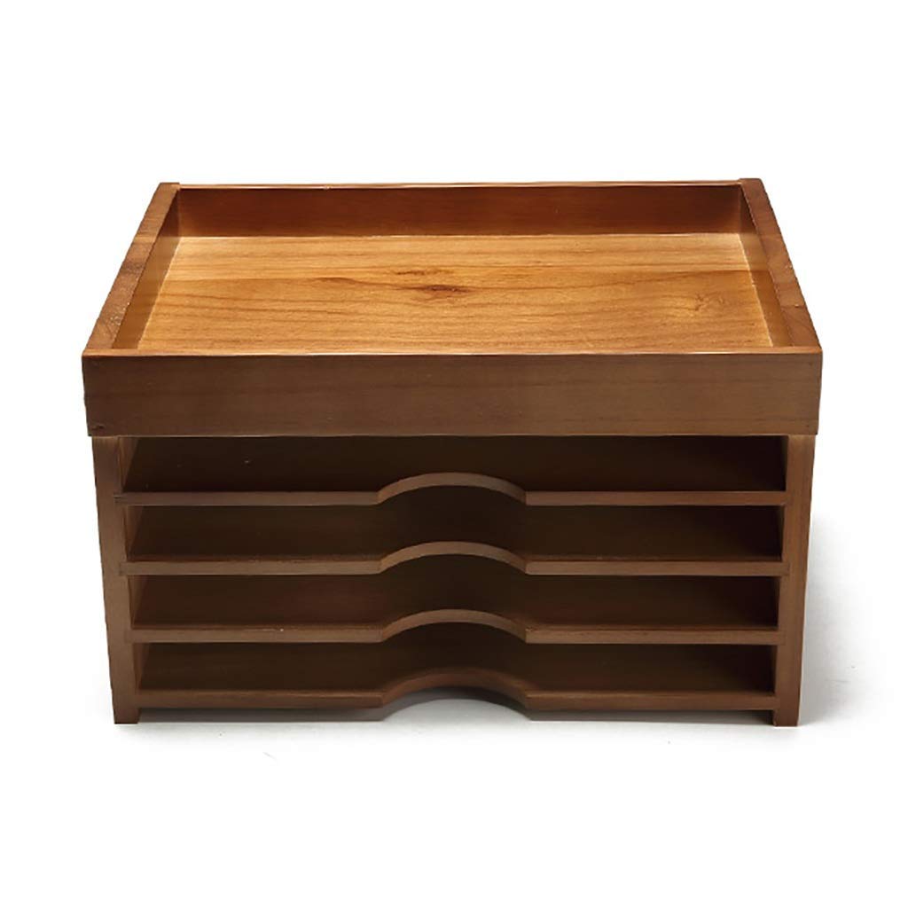 Multi-Functional Desktop File Organizer - A4 Paper Storage Box with Drawers, Office & Student Stationery Organizer for Documents, Files, and Office Supplies | Perfect for Home Office, School, and Workspace Organization