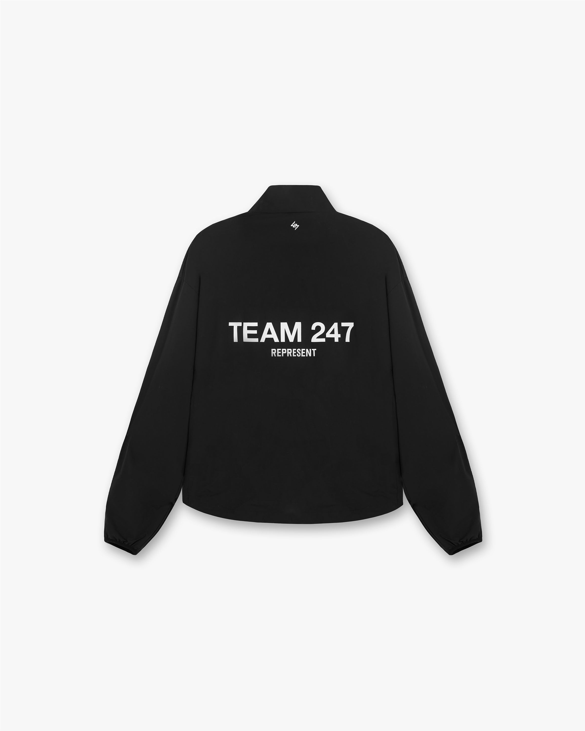 Team 247 Performance Track Jacket for Men & Women - Lightweight Running Hoodie with Zipper Pocket - Black Athletic Jacket for Jogging, Gym & Outdoor Sports