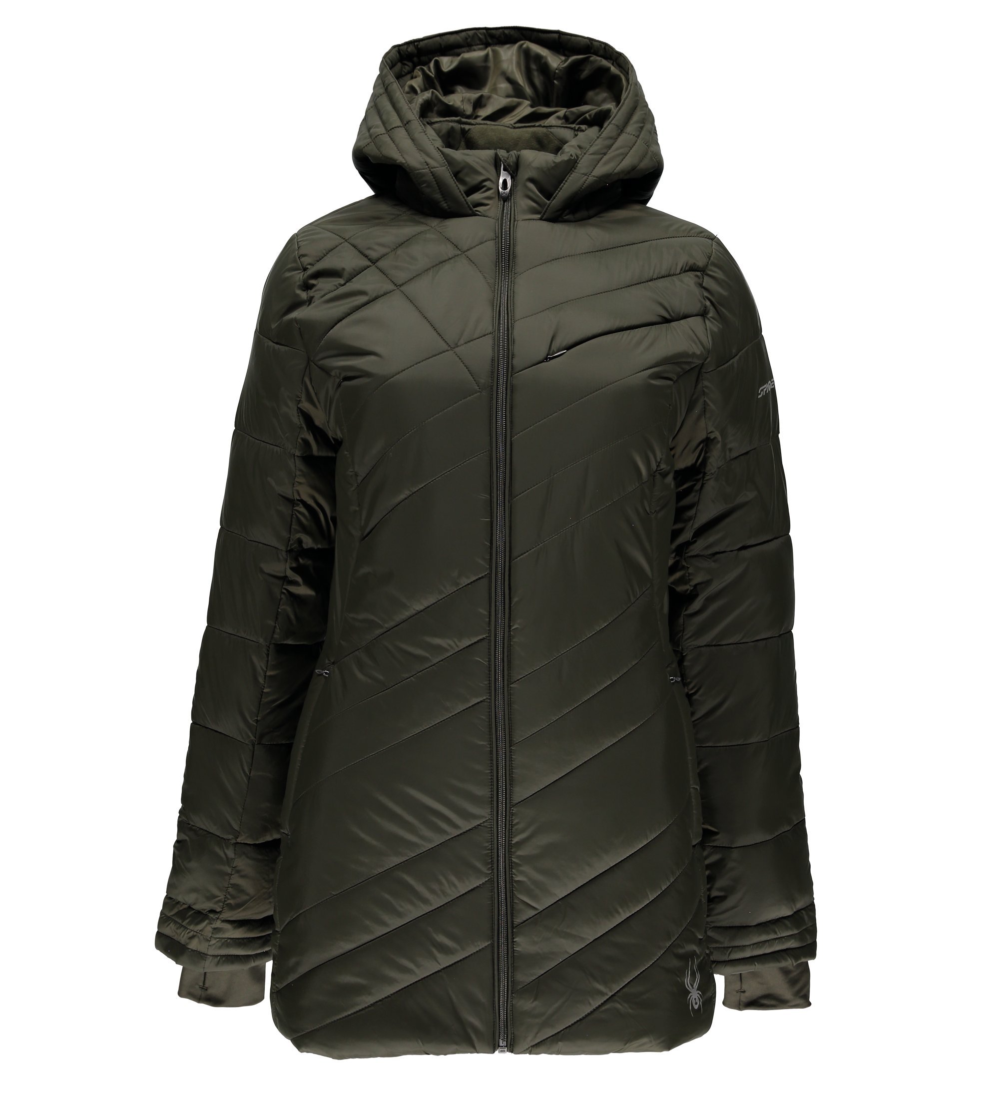 Spyder Women's Siren Long Jacket - Waterproof Winter Coat for Skiing, Snowboarding & Outdoor Activities