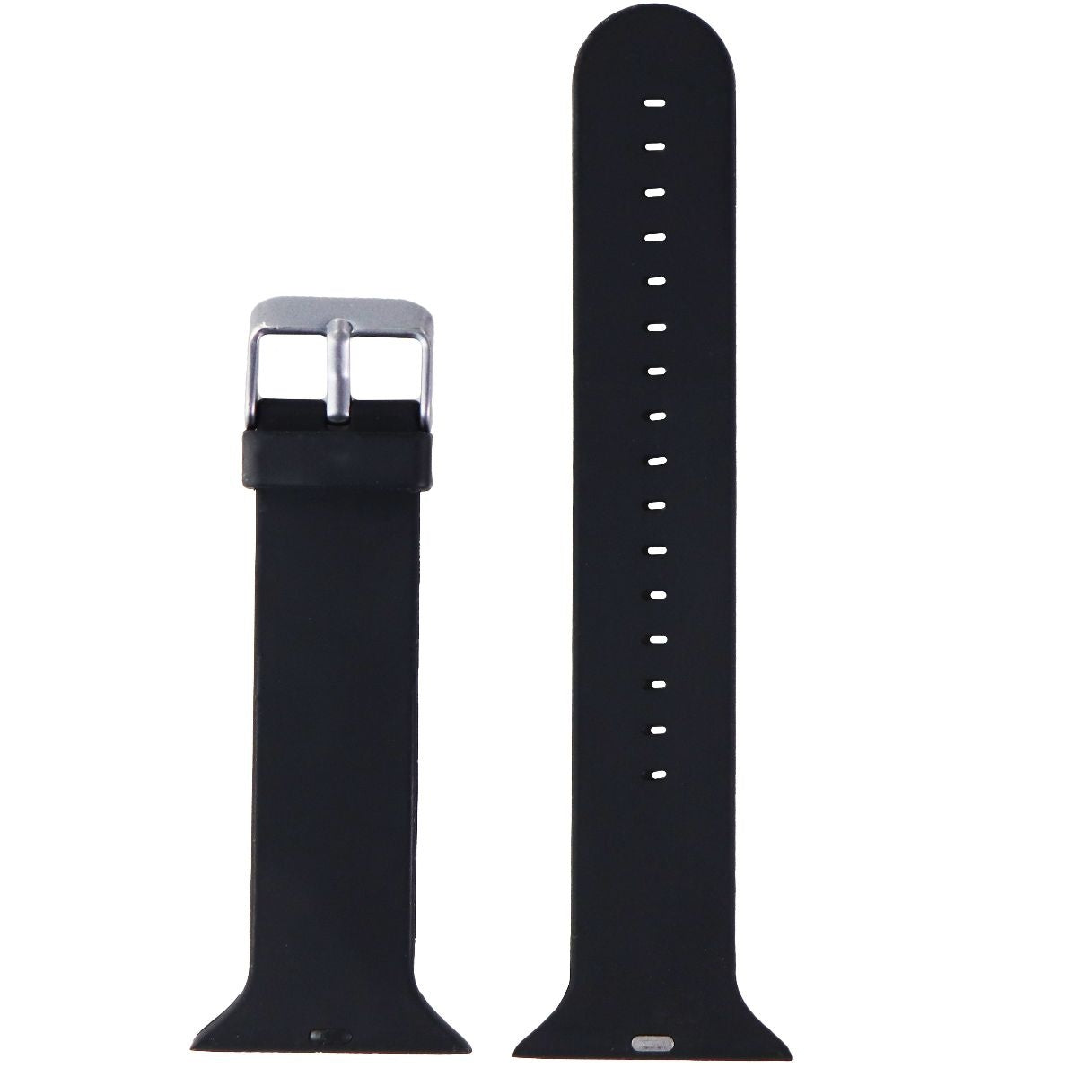 44mm Durable Rubber Sport Band for Apple Watch Series 1-8 & SE - Compatible with 42mm/44mm Cases - Sweatproof & Comfortable Fitness Strap - Perfect for Running, Gym Workouts & Daily Wear (Black)