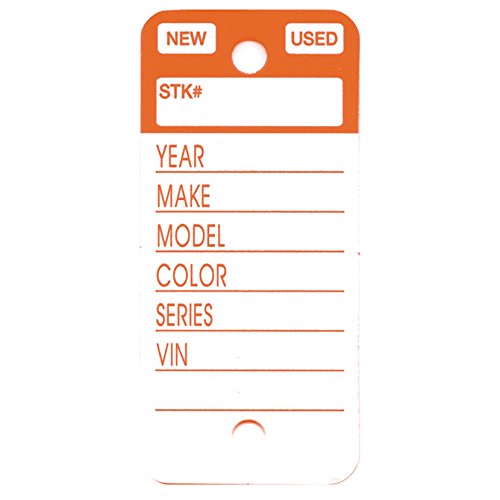 Premium Orange Stripe Key Tags - Durable & Stylish Keychains for Home, Office, and Travel Organization