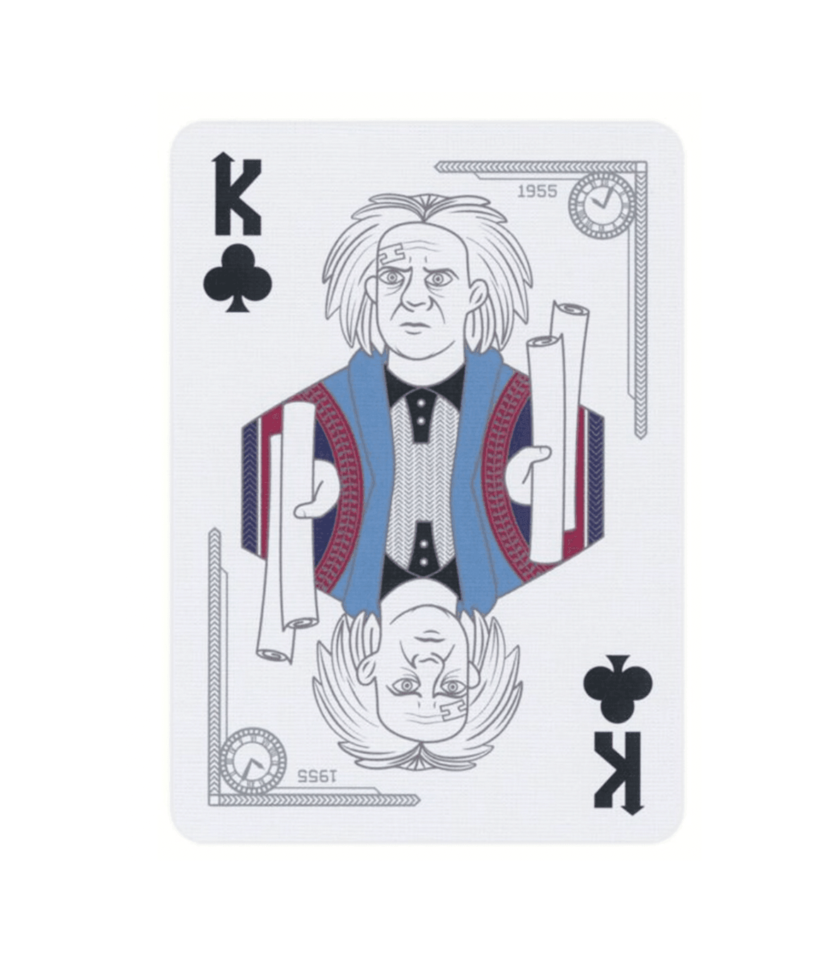 Back to the Future Themed Bicycle Playing Cards - 80s Nostalgia Deck for Magic Tricks, Poker Games & Movie Night Fun