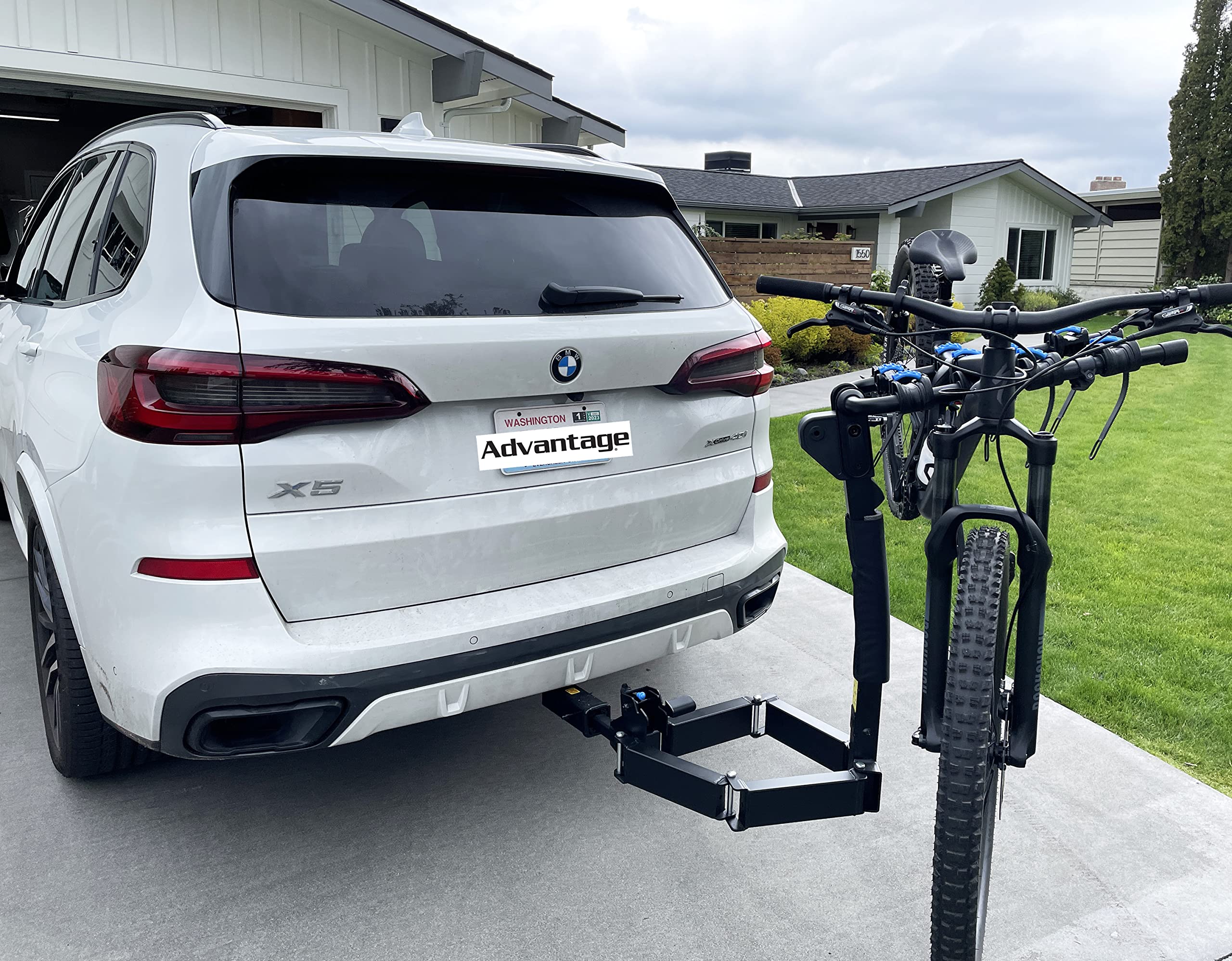 Heininger Advantage glideAWAY Elite 4-Bike Rack Carrier - 1-1/4