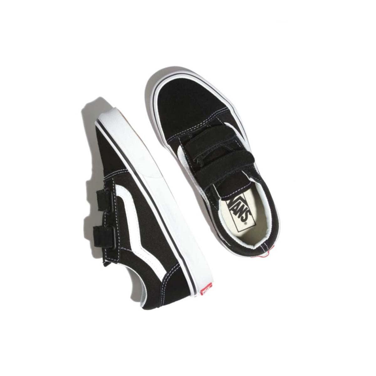 Vans Kids' Old Skool Classic Skate Shoes - Black & White Checkerboard Sneakers for Boys & Girls | Comfortable School Shoes, Casual Wear & Skateboarding