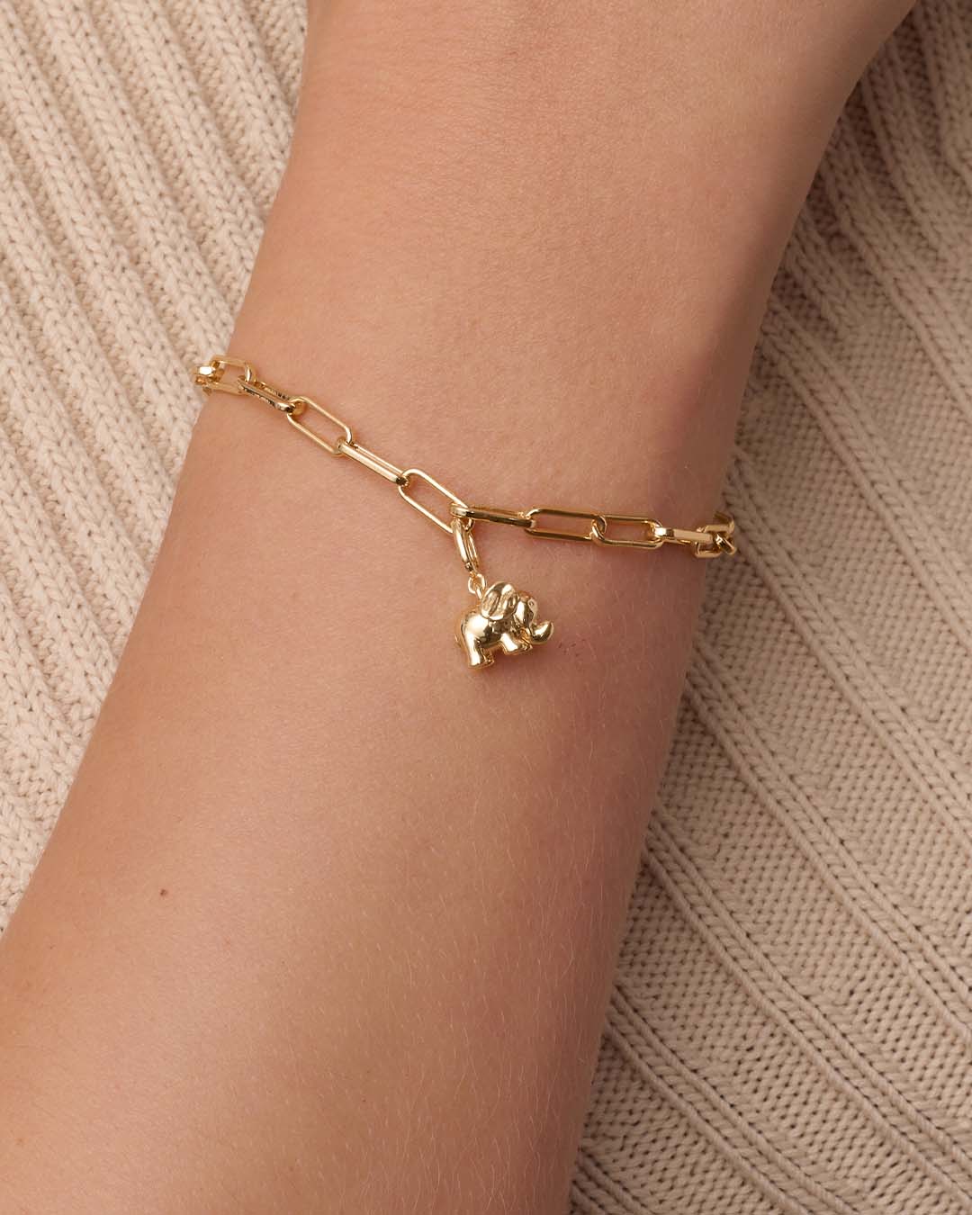 Elephant Parker Charm - Elegant Animal Jewelry for Women, Perfect for Gifts, Parties & Everyday Wear