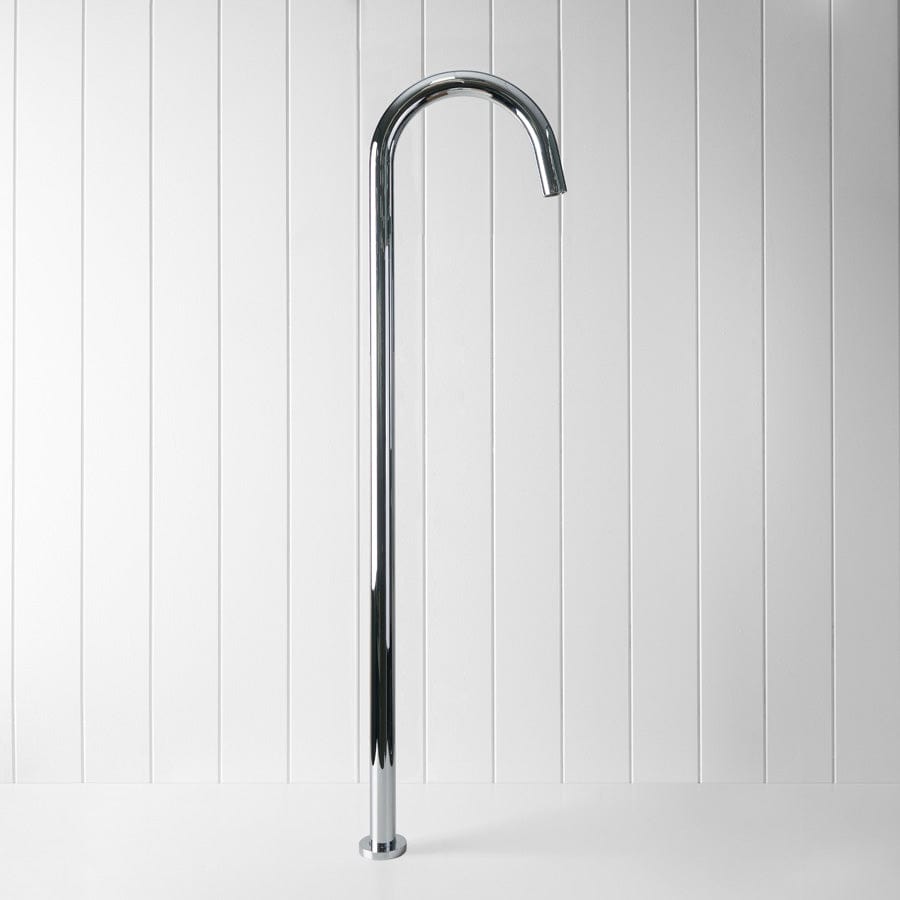 Freestanding Bath Spout Chrome - Modern Bathroom Faucet for Bathtub & Shower - Perfect for Spa, Luxury Bathroom & Home Renovation
