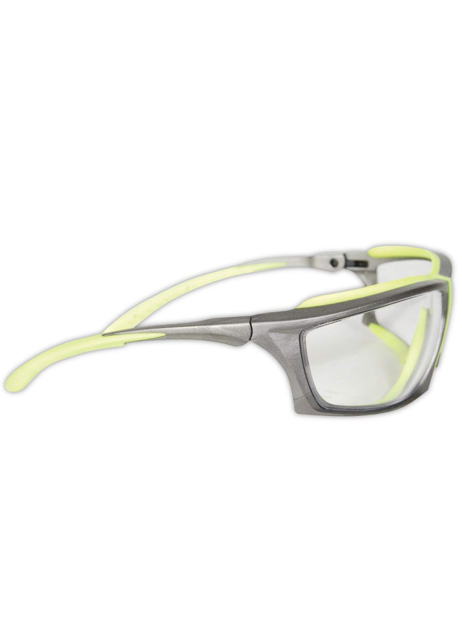 48 Pairs MAGID Hi-Vis Impact-Resistant Safety Glasses Y770 - ANSI Certified for Construction, Woodworking & Industrial Use