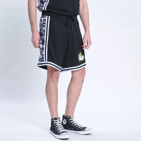 Vulk Team Black Bermuda Shorts for Men - Comfortable & Stylish Casual Wear for Beach, Gym, and Outdoor Activities