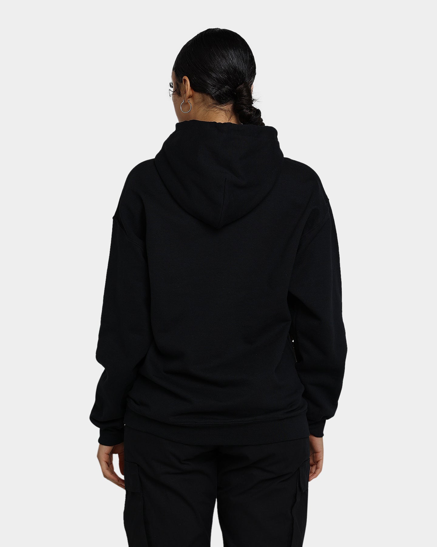 American Thrift Beverly Hills Cop Logo Hoodie Black - Vintage Movie Inspired Pullover for Casual Wear & Street Style