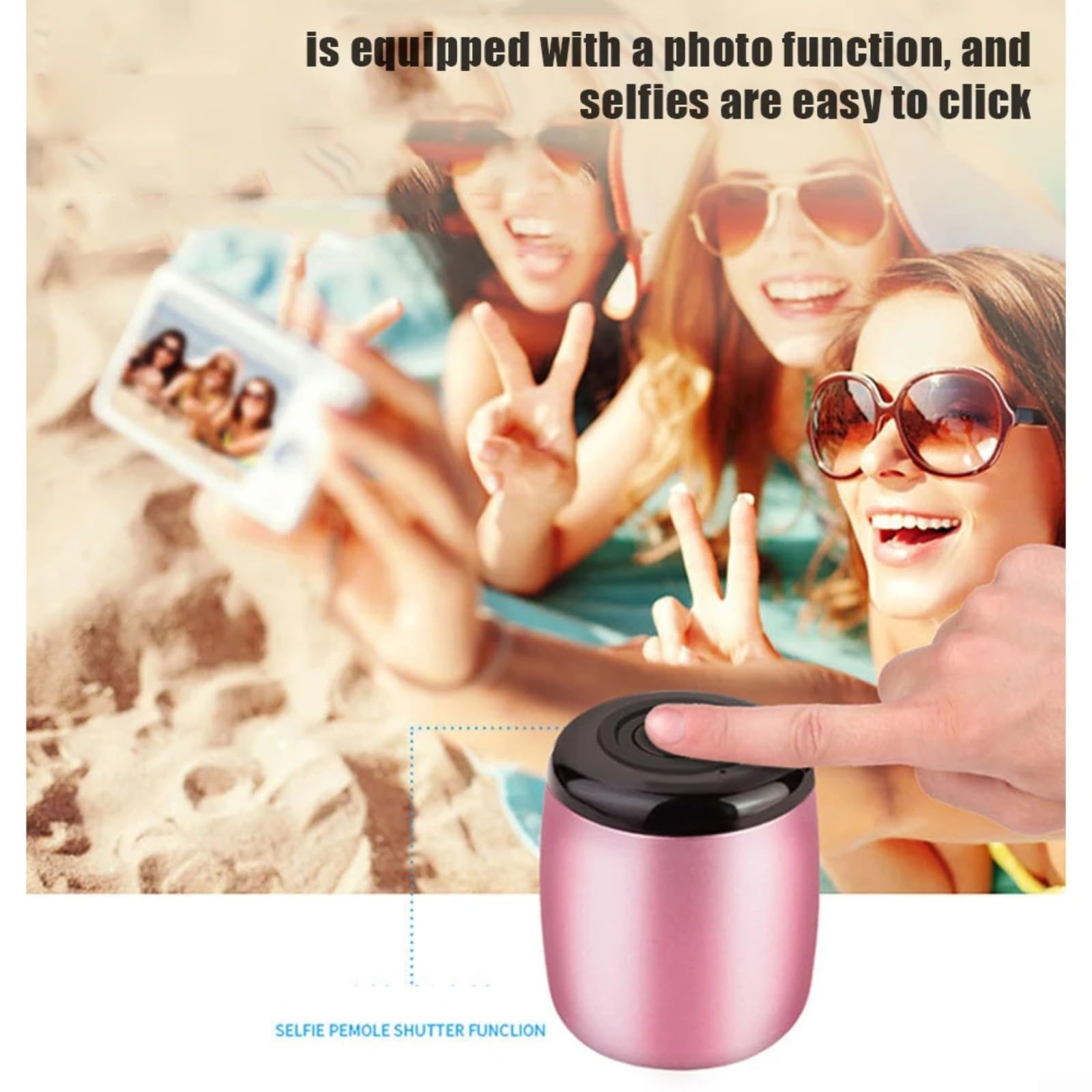 Premium NbgrvB Bluetooth Speaker - Portable Mini Wireless Speaker with Crystal Clear Sound, Waterproof for Shower, Perfect for Travel, Sports & Outdoor Activities (Gold) | Ideal for Beach, Pool, Gym, Camping & Home Use