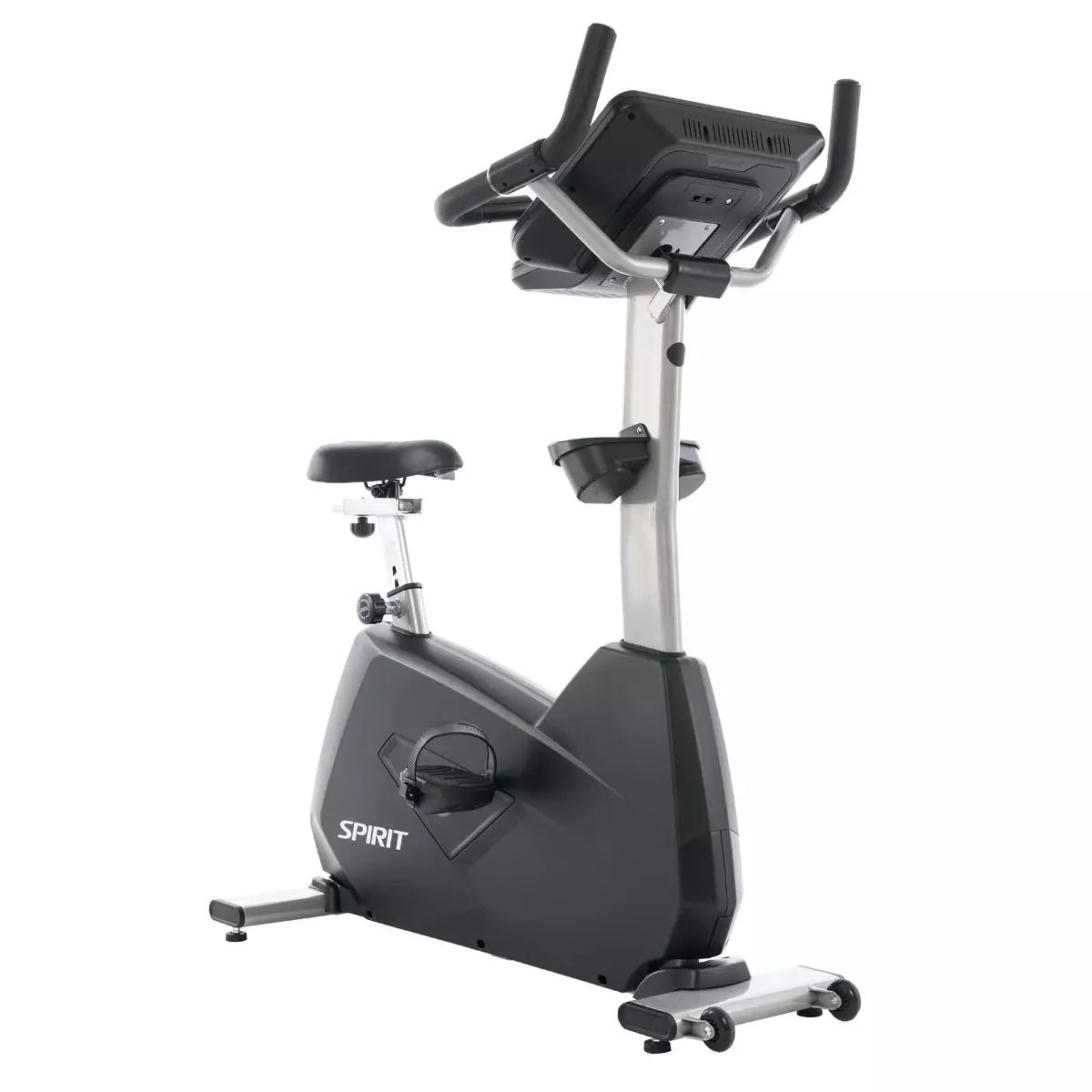 Spirit Fitness CU800 Commercial Upright Exercise Bike for Home & Gym Use - Heavy Duty Cardio Equipment for Indoor Cycling Workouts