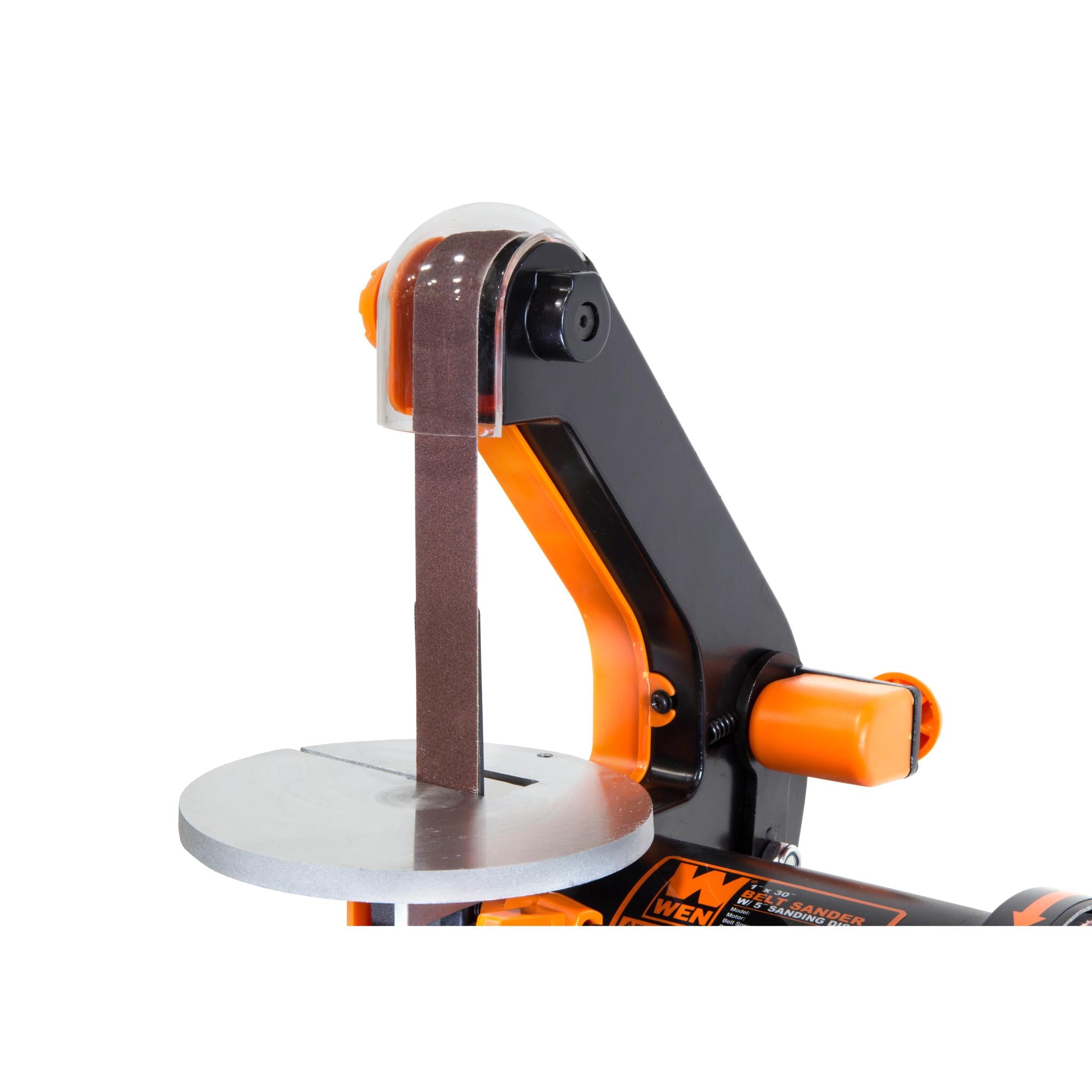 WEN AT1305 1 x 30 Inch Belt Sander with 5 Inch Sanding Disc - Professional Woodworking & Metal Sanding Tool for DIY Projects & Home Workshops