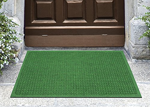 Premium Waterhog Fashion Bordeaux 4' x 6' Non-Slip Floor Mat - Super Absorbent Indoor/Outdoor Doormat for Entryway, Patio, Garage - Perfect for High Traffic Areas & Muddy Shoes