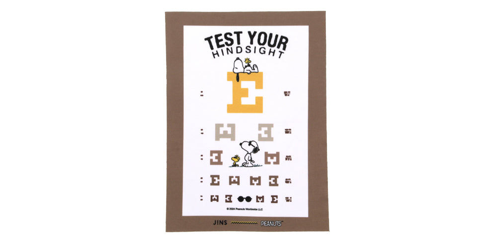 JINS x PEANUTS 086 Resting Eyeglasses - Stylish Snoopy & Woodstock Design for Men & Women - Perfect for Reading, Working & Daily Use