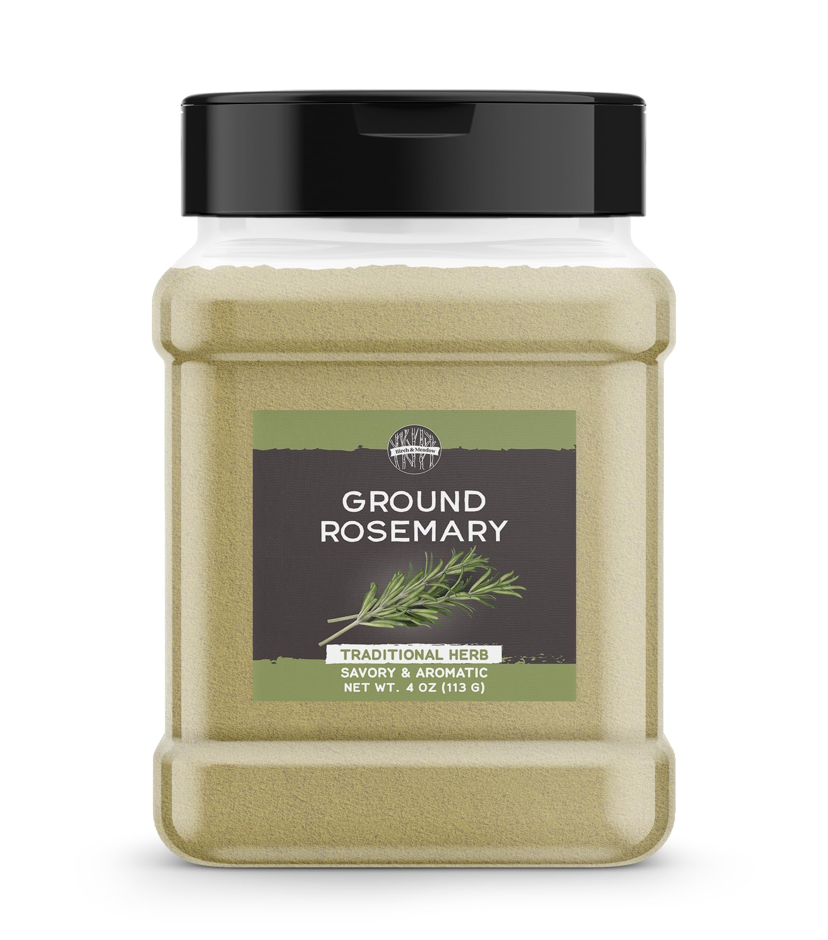 Organic Ground Rosemary 4 oz | Premium Culinary Herb for Cooking, Baking & Seasoning | Perfect for Roasts, Soups & Mediterranean Dishes